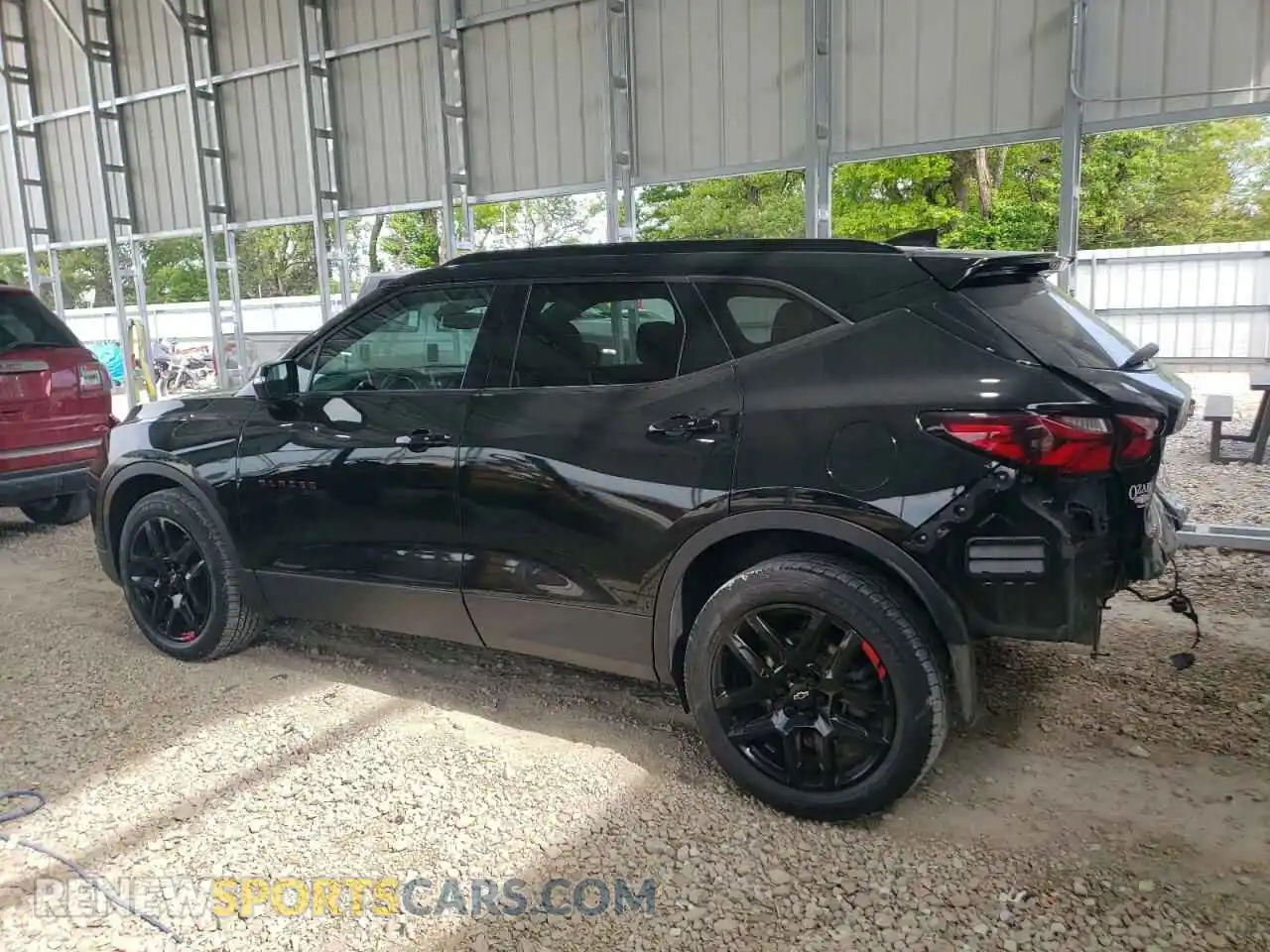 2 Photograph of a damaged car 3GNKBCRS3MS574851 CHEVROLET BLAZER 2021