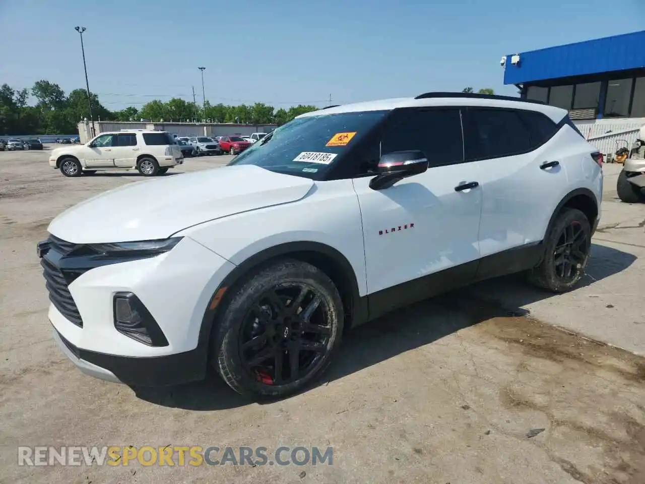 1 Фотография поврежденного автомобиля 3GNKBCRS3MS576969 CHEVROLET BLAZER 2021
