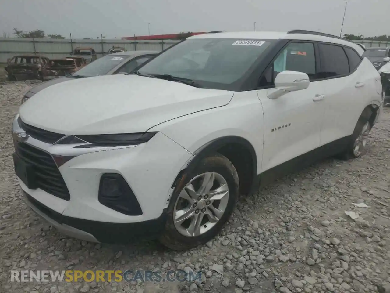 1 Photograph of a damaged car 3GNKBCRS4MS513993 CHEVROLET BLAZER 2021