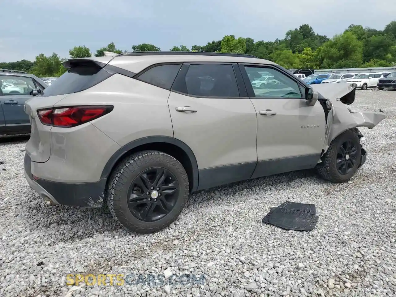 3 Photograph of a damaged car 3GNKBCRS4MS520006 CHEVROLET BLAZER 2021