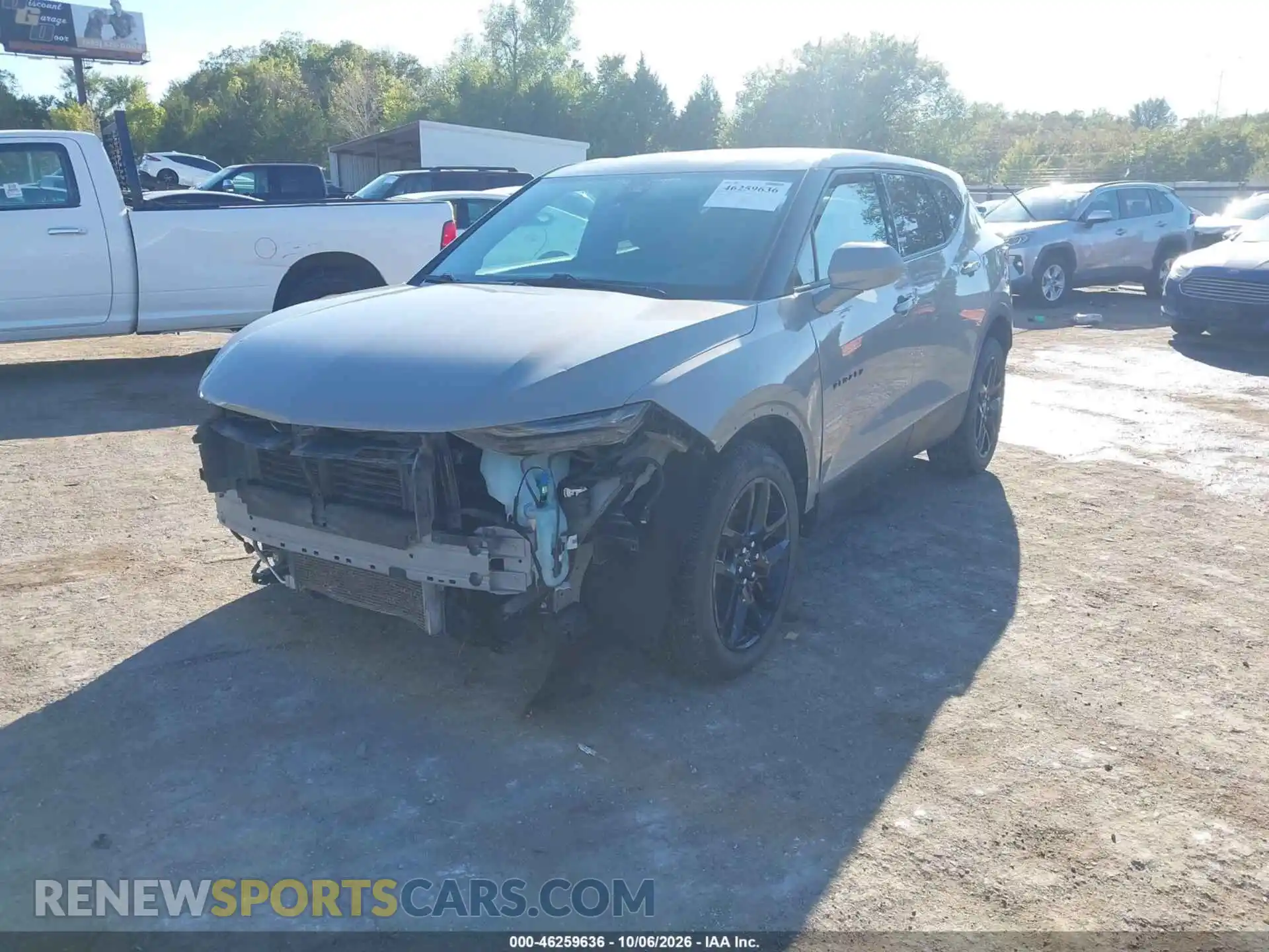 2 Photograph of a damaged car 3GNKBCRS4MS561705 CHEVROLET BLAZER 2021