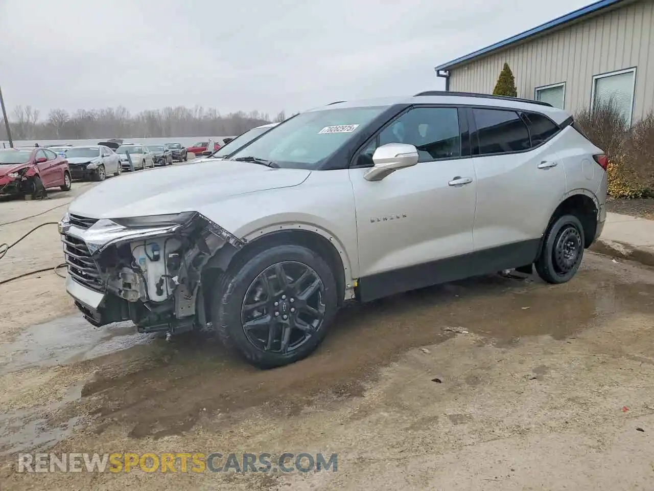 1 Photograph of a damaged car 3GNKBCRS5MS552334 CHEVROLET BLAZER 2021