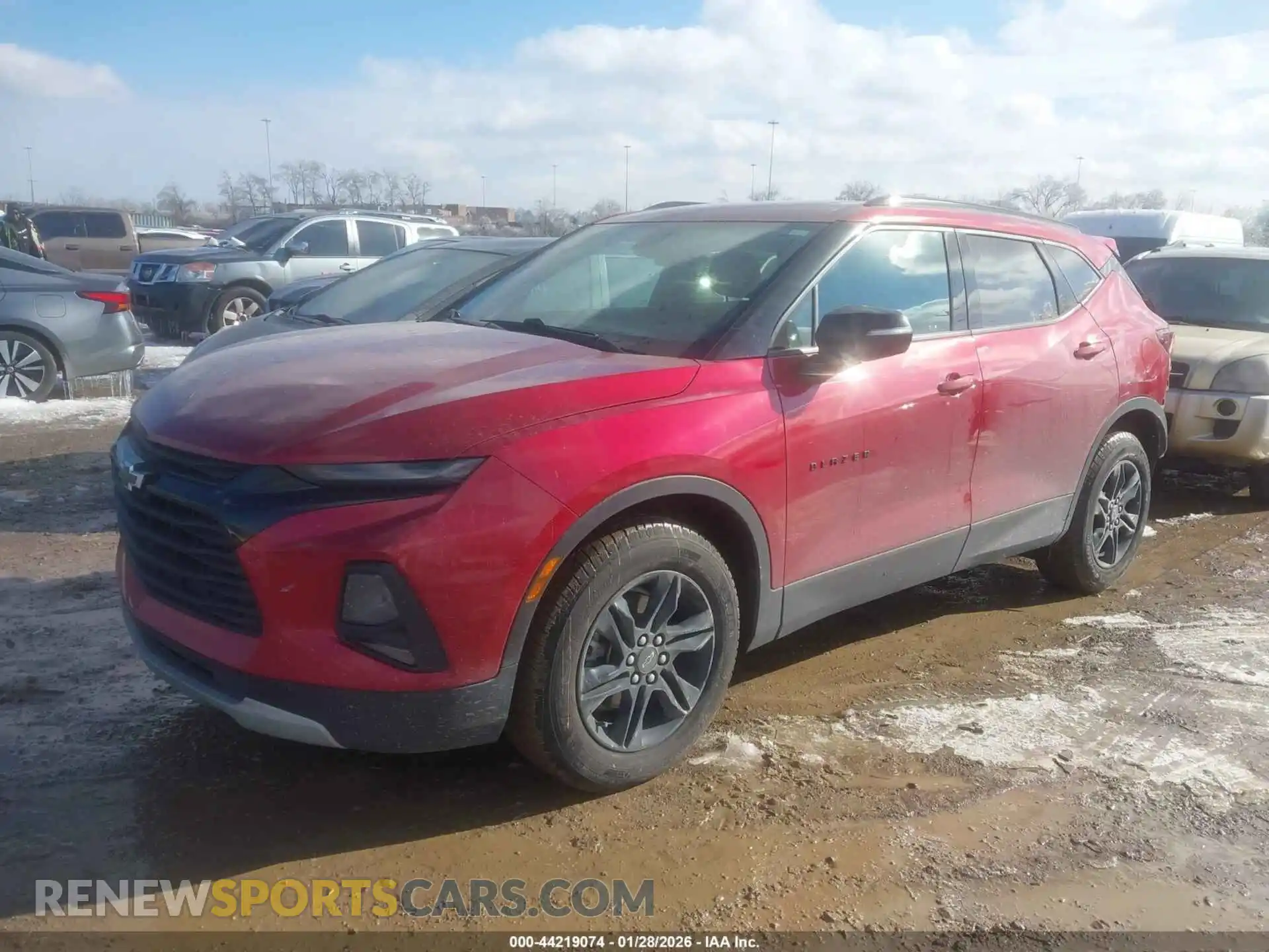 2 Photograph of a damaged car 3GNKBCRS6MS510447 CHEVROLET BLAZER 2021