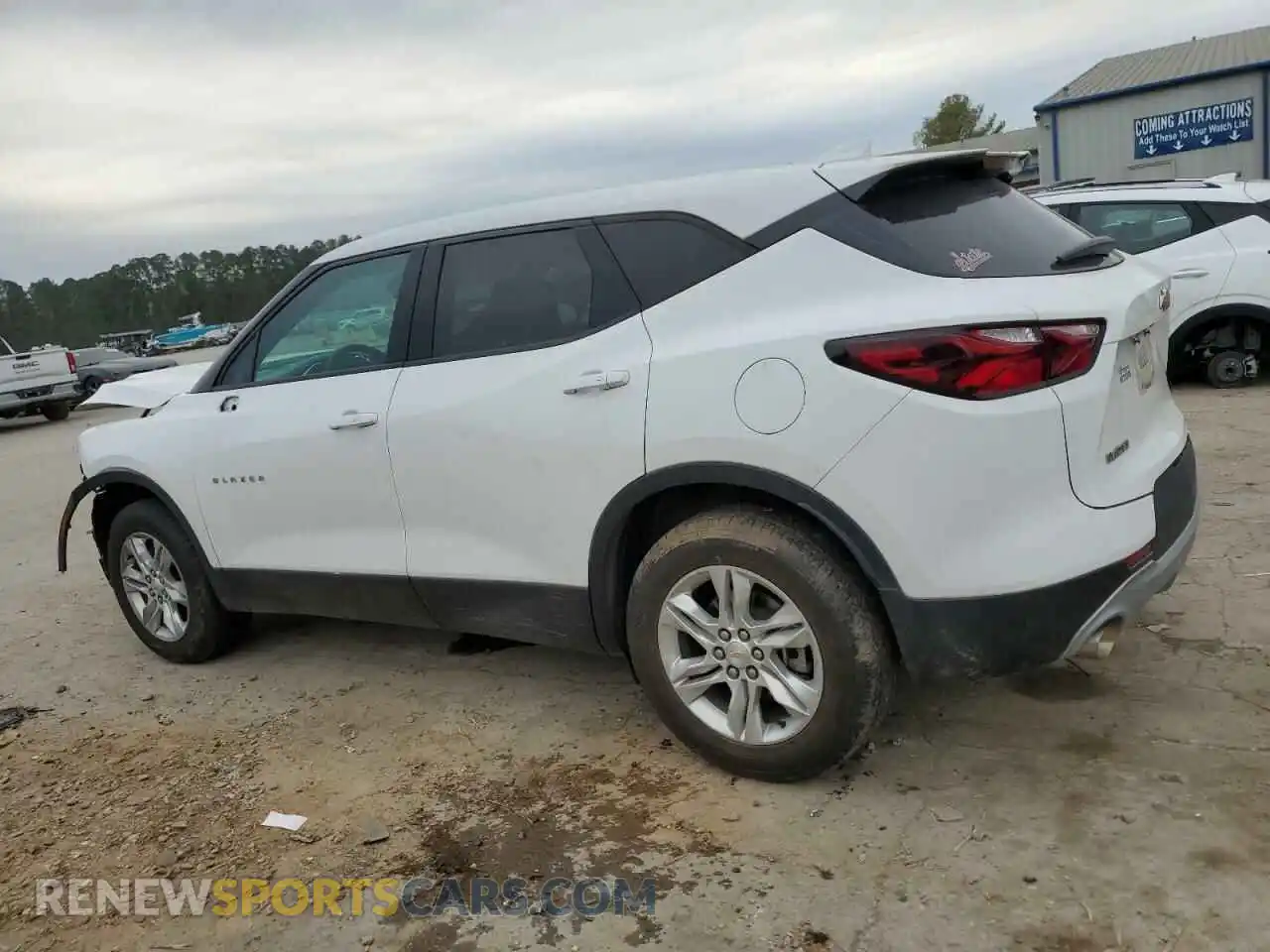 2 fotografías del automóvil dañado 3GNKBCRS7MS510120 CHEVROLET BLAZER 2021