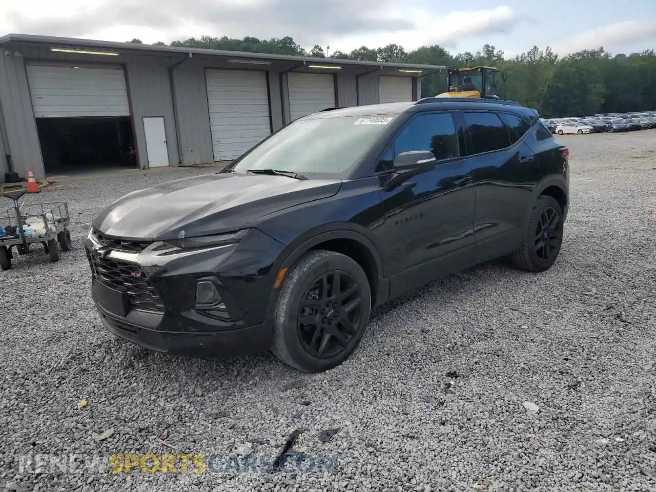 1 Photograph of a damaged car 3GNKBCRS7MS549807 CHEVROLET BLAZER 2021