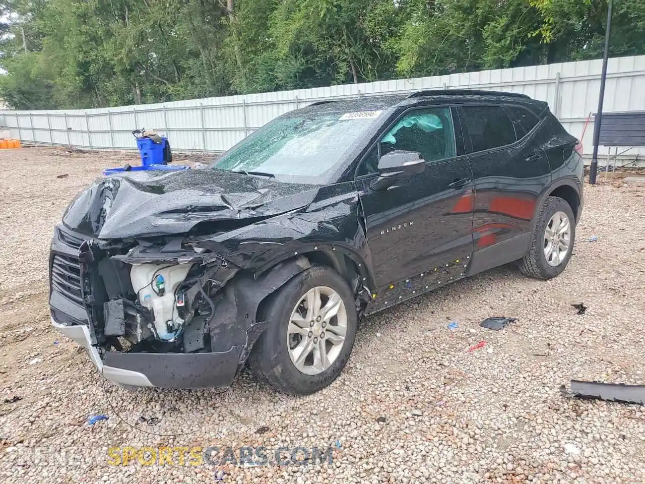 1 fotografías del automóvil dañado 3GNKBCRS7MS554991 CHEVROLET BLAZER 2021