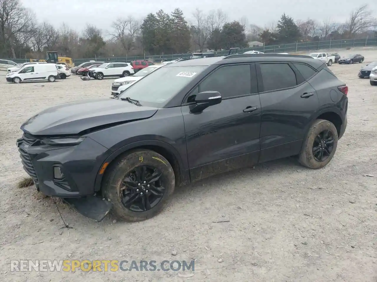 1 Photograph of a damaged car 3GNKBCRS9MS536556 CHEVROLET BLAZER 2021