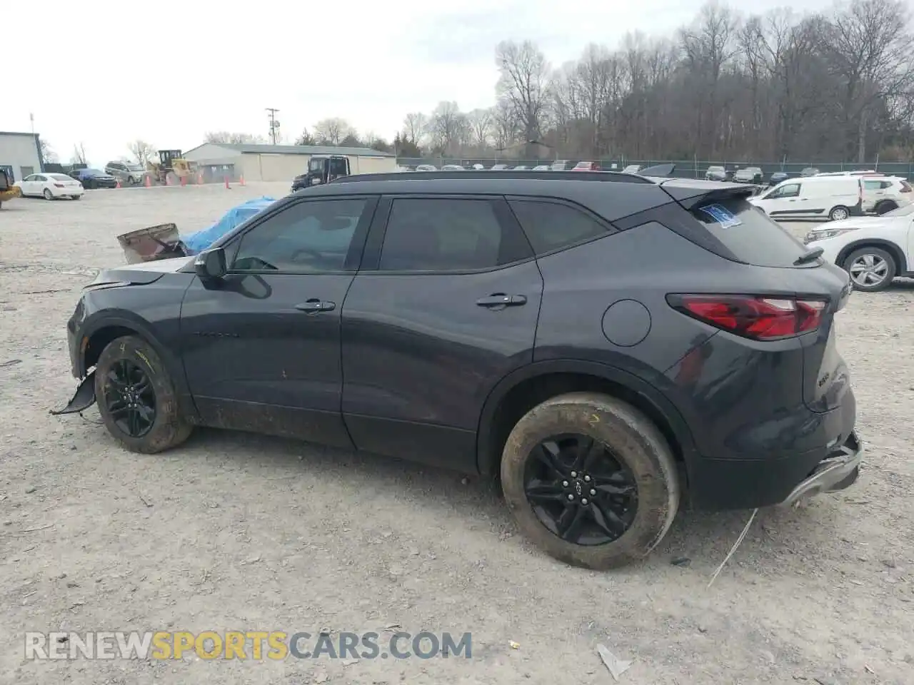 2 Photograph of a damaged car 3GNKBCRS9MS536556 CHEVROLET BLAZER 2021