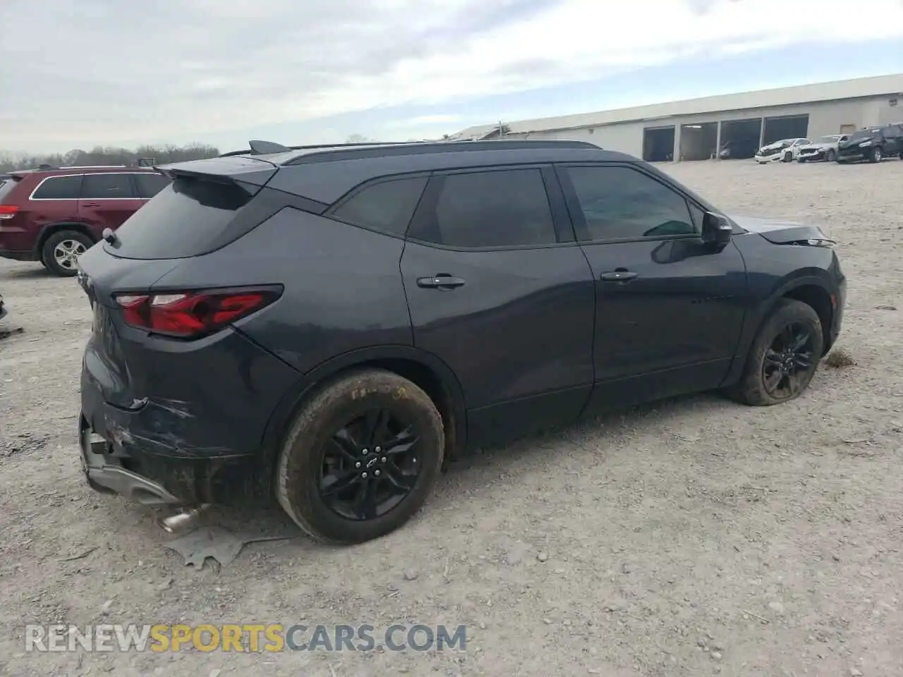 3 Photograph of a damaged car 3GNKBCRS9MS536556 CHEVROLET BLAZER 2021