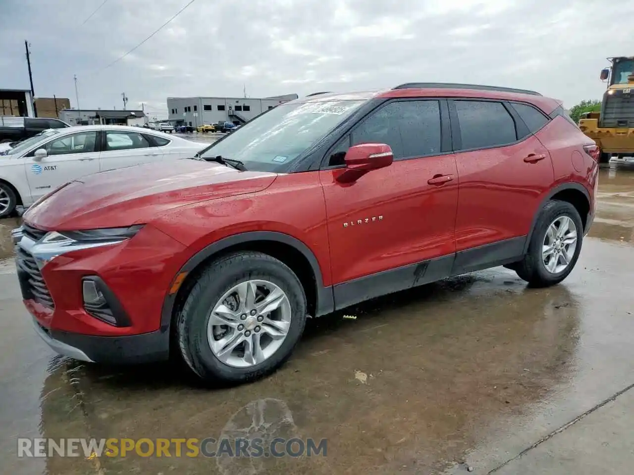 1 Photograph of a damaged car 3GNKBCRS9MS571422 CHEVROLET BLAZER 2021