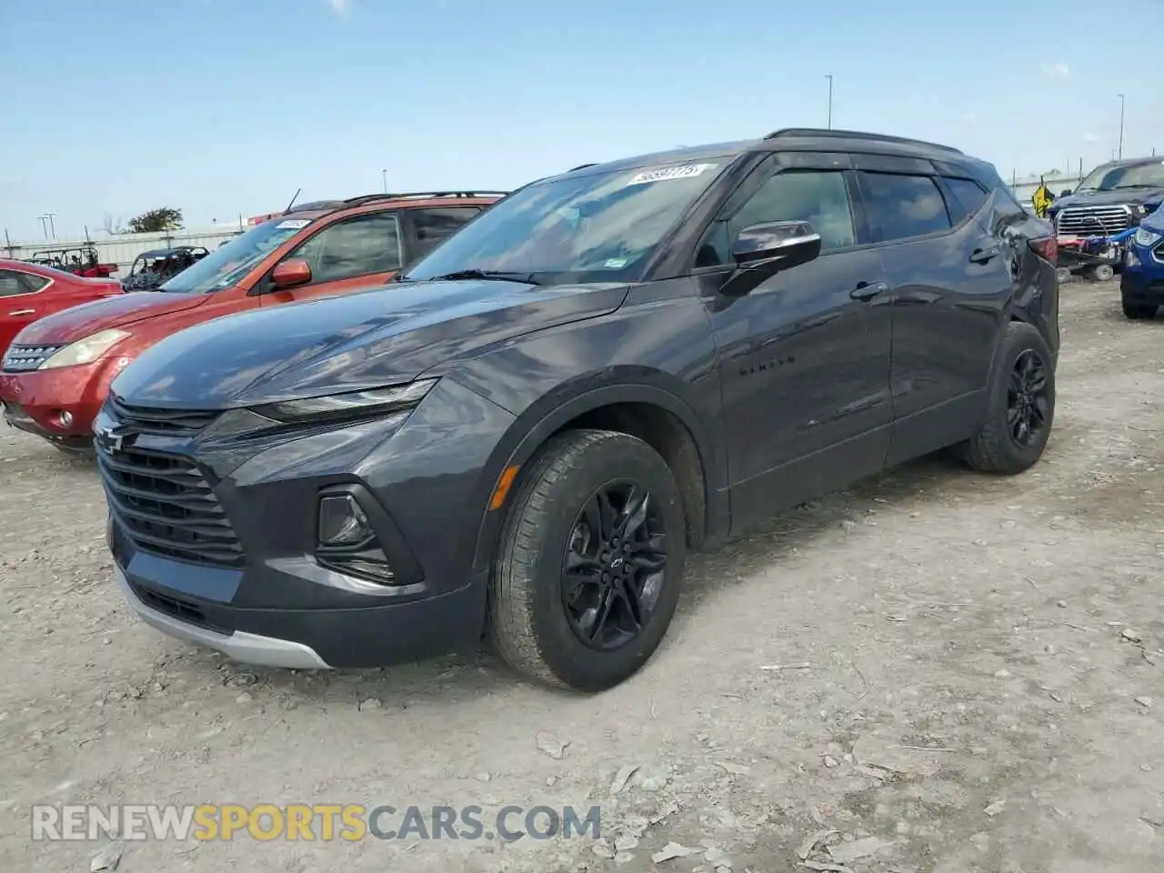 1 Photograph of a damaged car 3GNKBCRSXMS505350 CHEVROLET BLAZER 2021