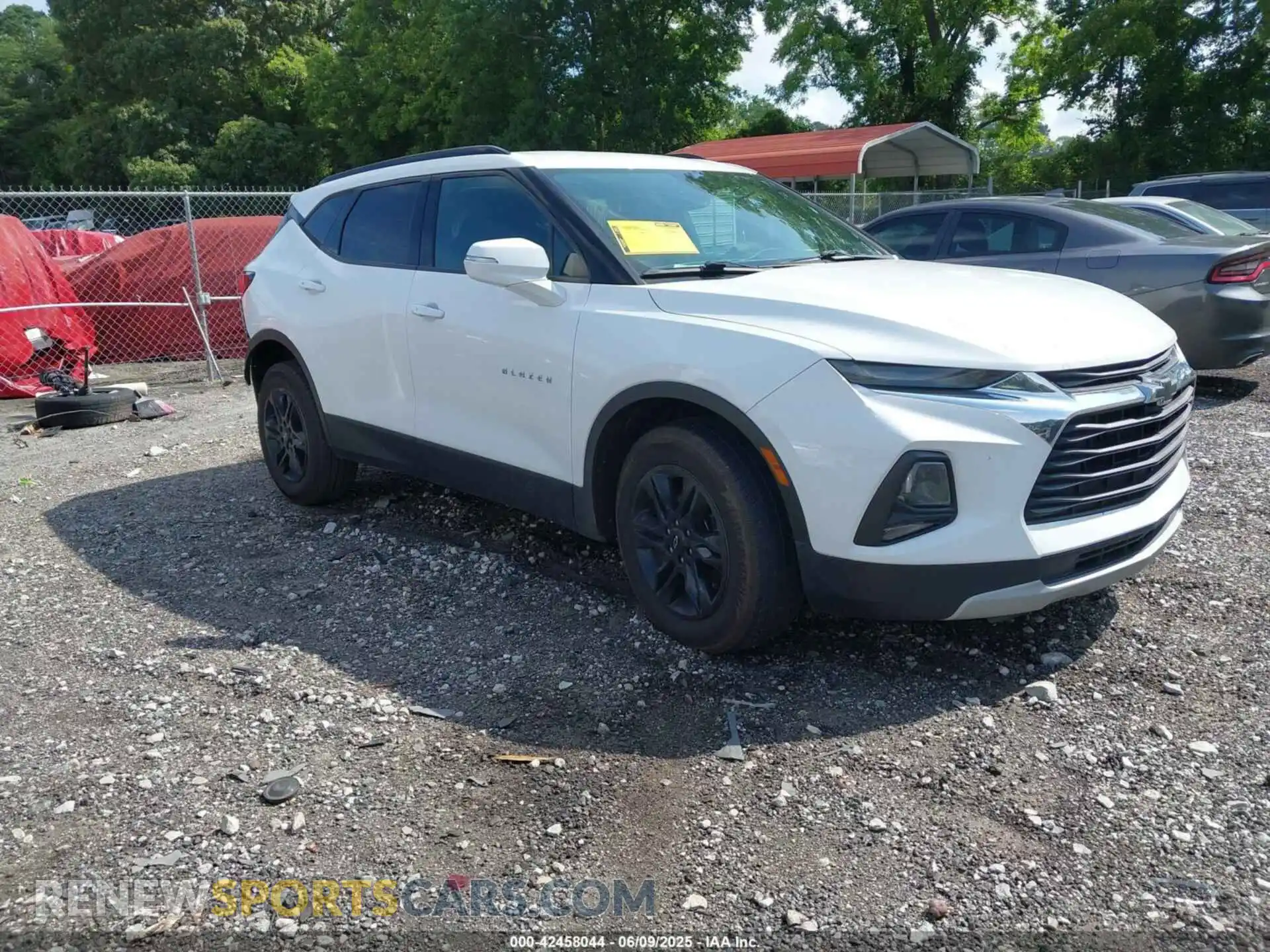 1 Photograph of a damaged car 3GNKBCRSXMS518468 CHEVROLET BLAZER 2021
