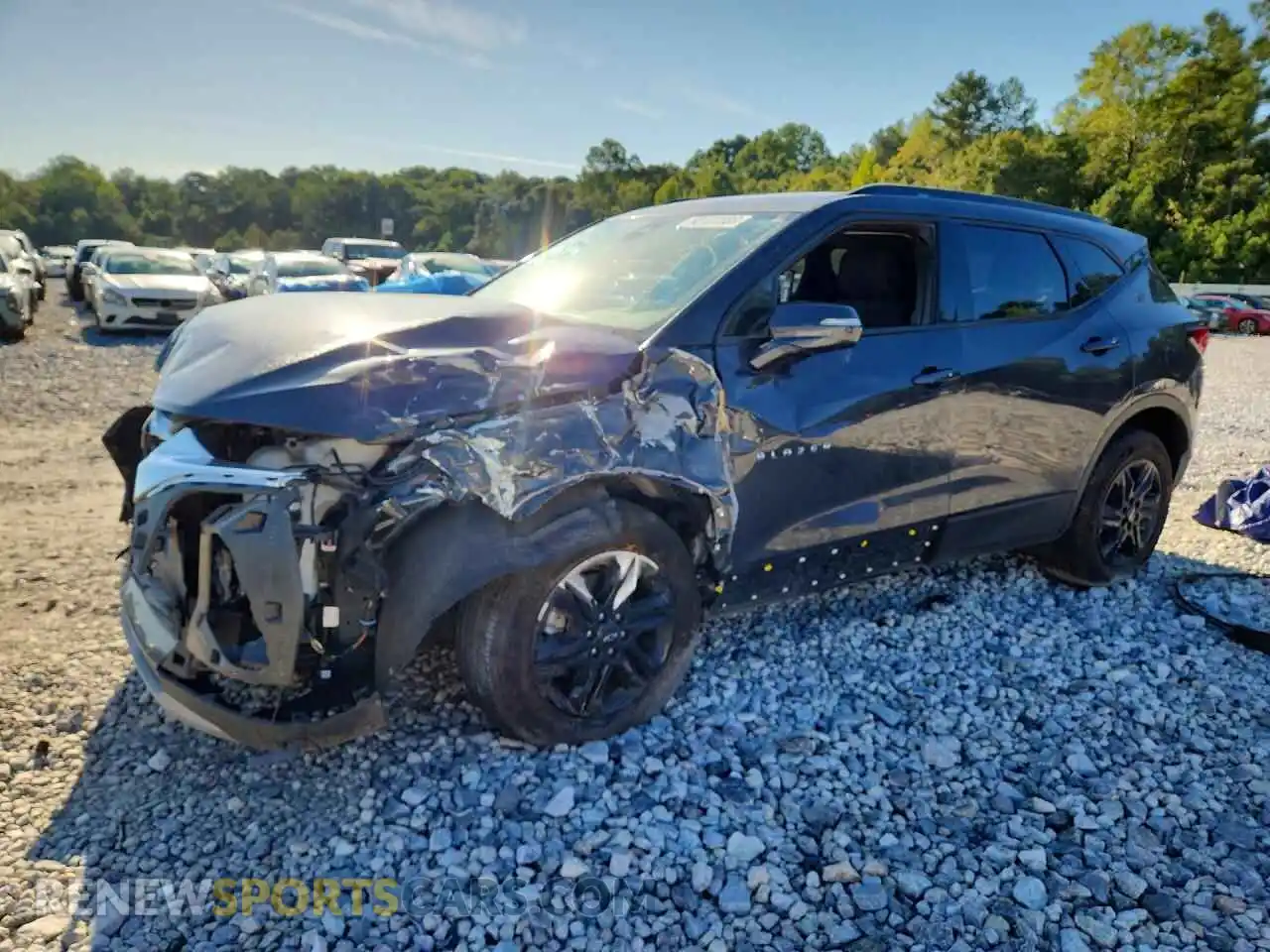 1 Photograph of a damaged car 3GNKBCRSXMS521161 CHEVROLET BLAZER 2021