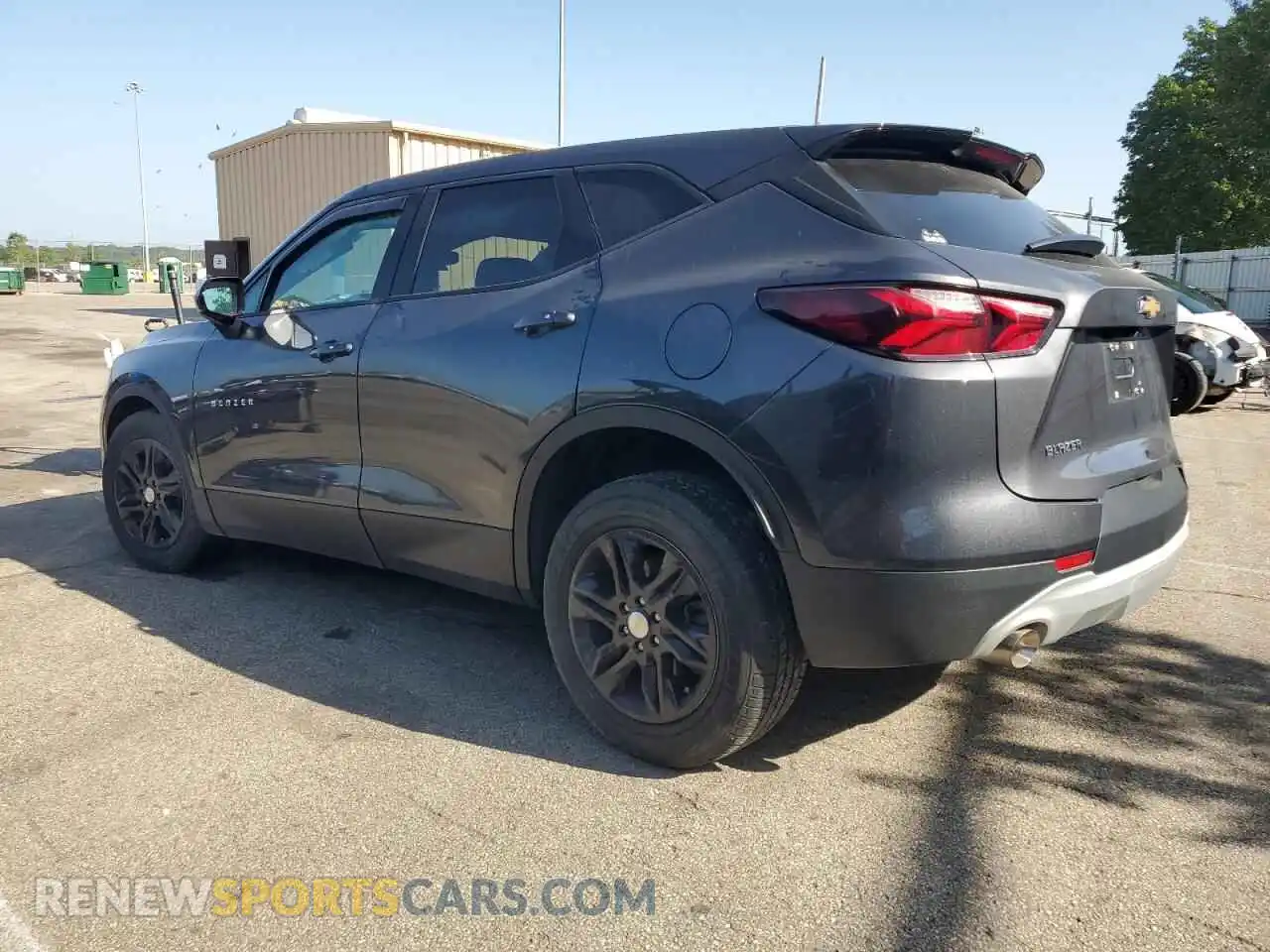 2 Photograph of a damaged car 3GNKBCRSXMS523508 CHEVROLET BLAZER 2021