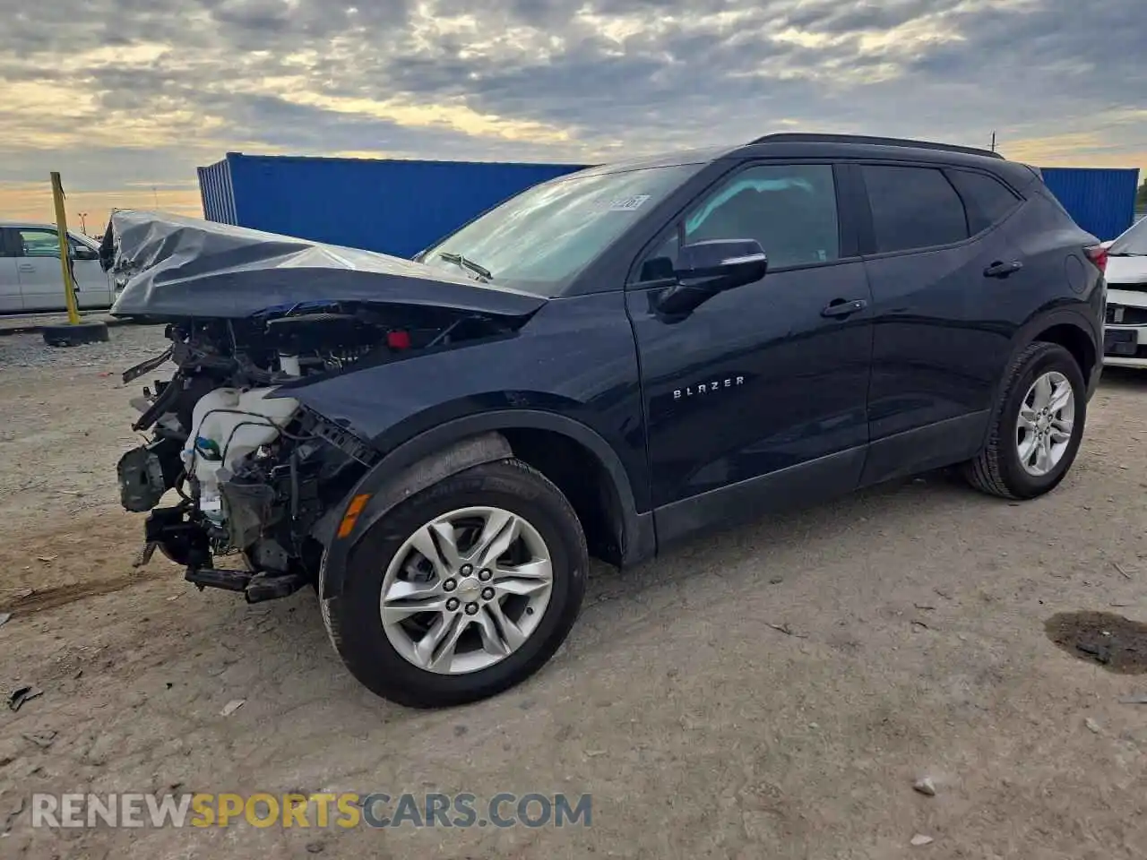 1 Photograph of a damaged car 3GNKBCRSXMS549879 CHEVROLET BLAZER 2021