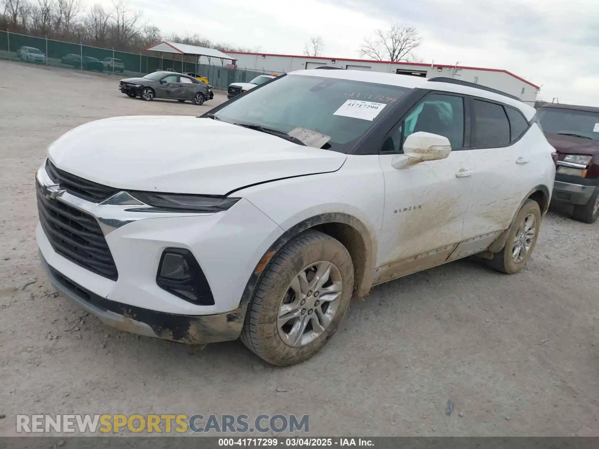 2 Photograph of a damaged car 3GNKBCRSXMS551244 CHEVROLET BLAZER 2021