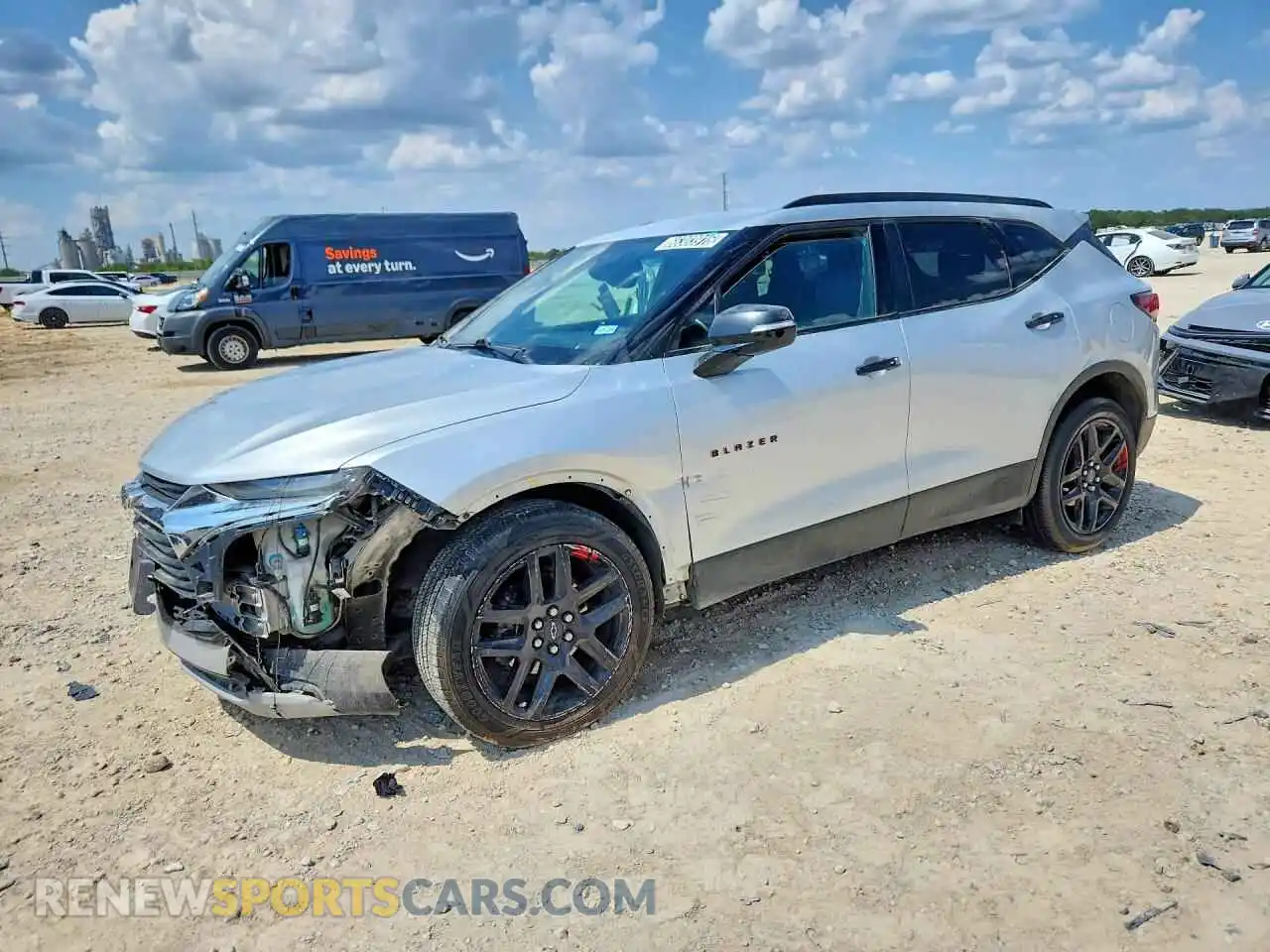 1 Фотография поврежденного автомобиля 3GNKBDR46MS545254 CHEVROLET BLAZER 2021