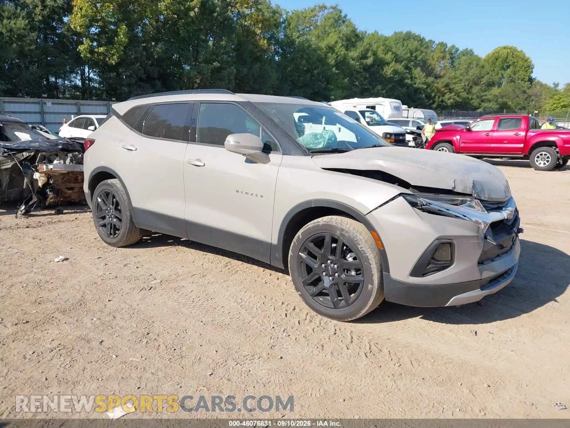 1 Фотография поврежденного автомобиля 3GNKBDRS0MS517741 CHEVROLET BLAZER 2021