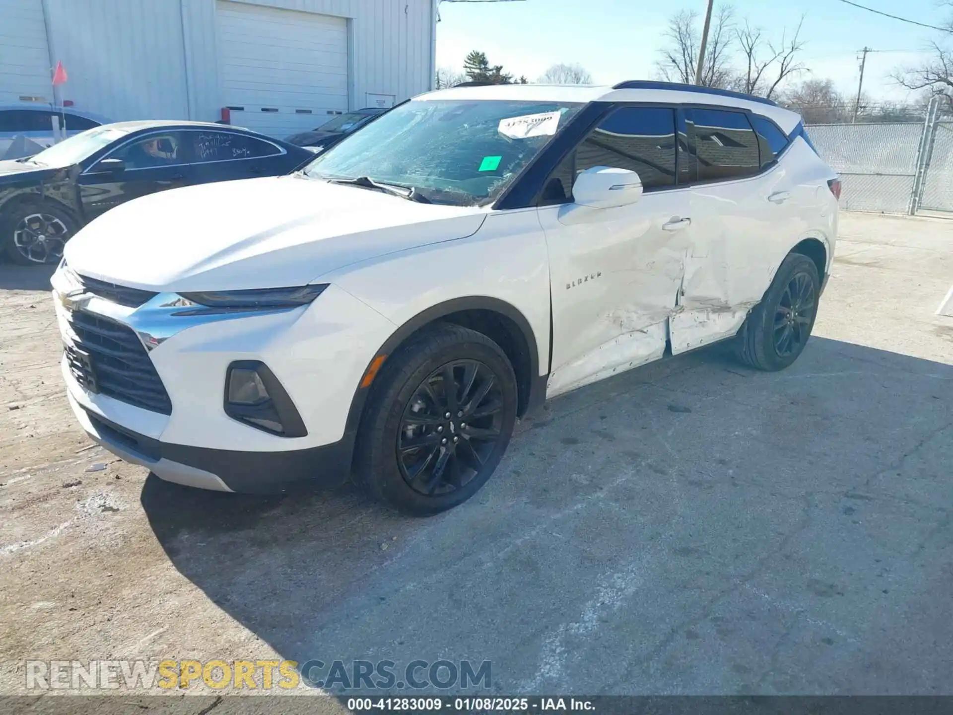 2 Photograph of a damaged car 3GNKBDRS0MS556250 CHEVROLET BLAZER 2021