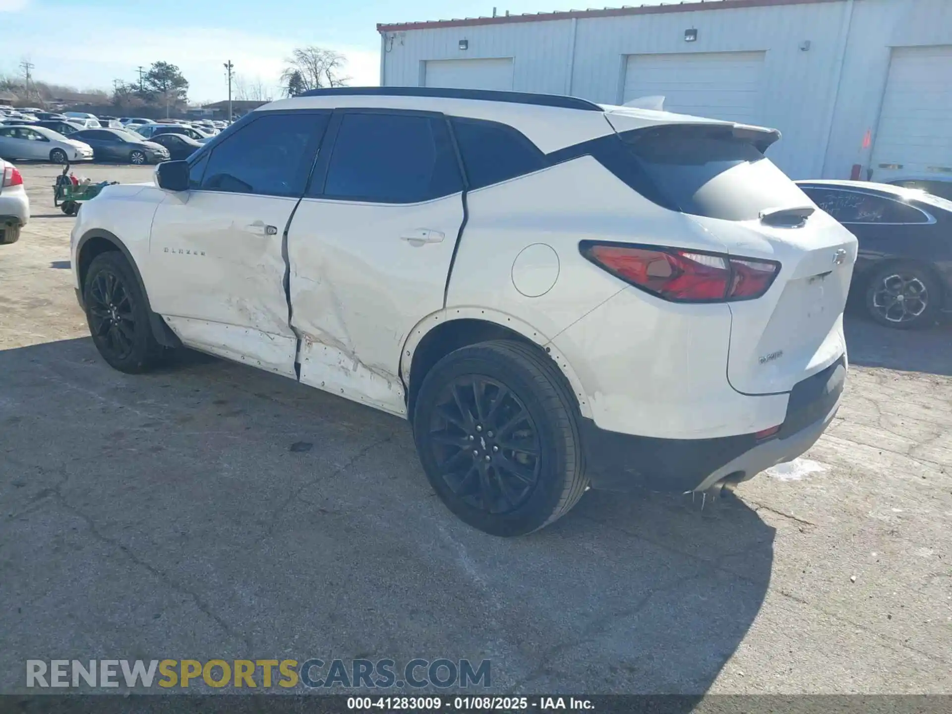3 Photograph of a damaged car 3GNKBDRS0MS556250 CHEVROLET BLAZER 2021