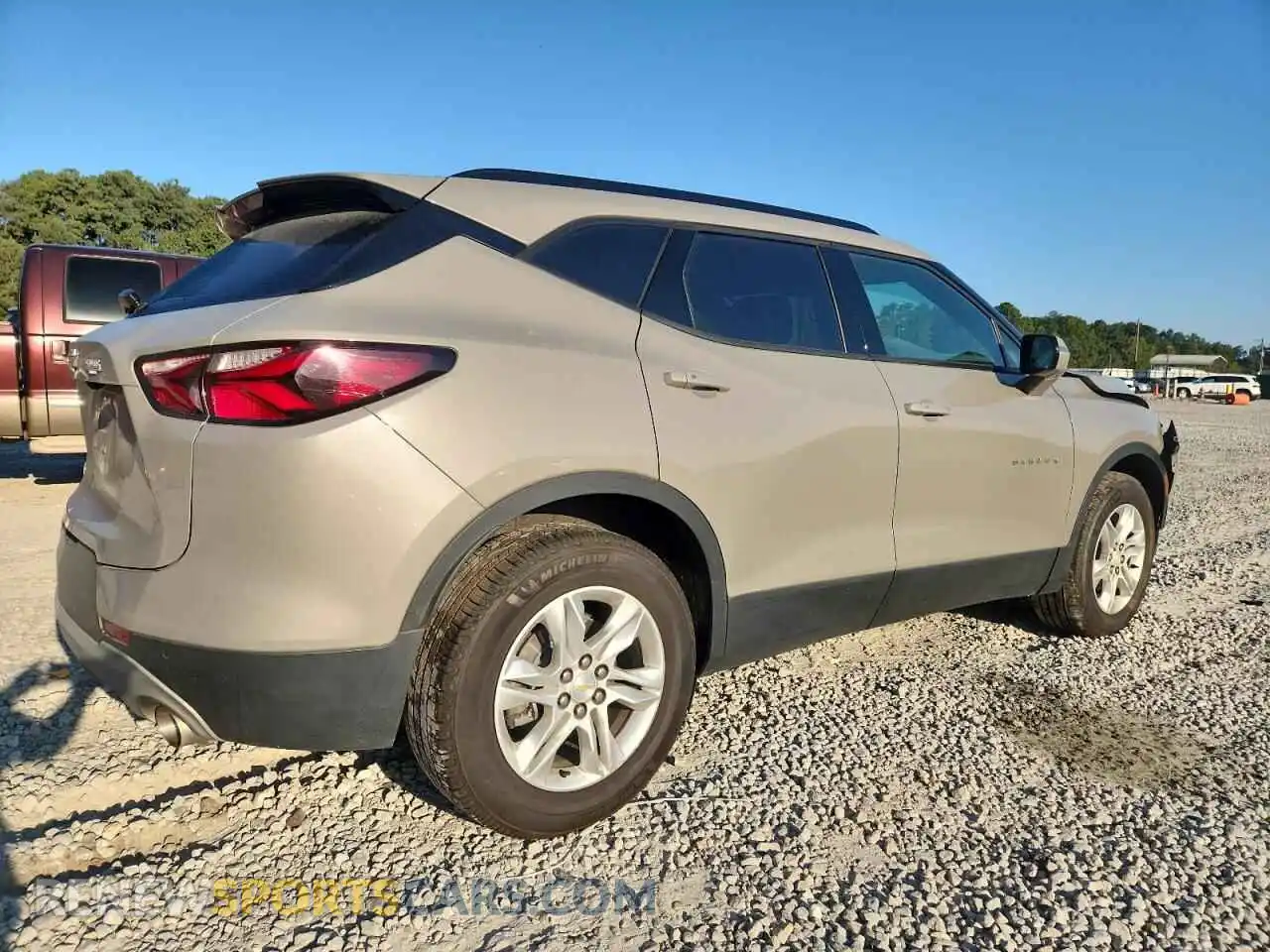 3 Photograph of a damaged car 3GNKBDRS1MS519840 CHEVROLET BLAZER 2021