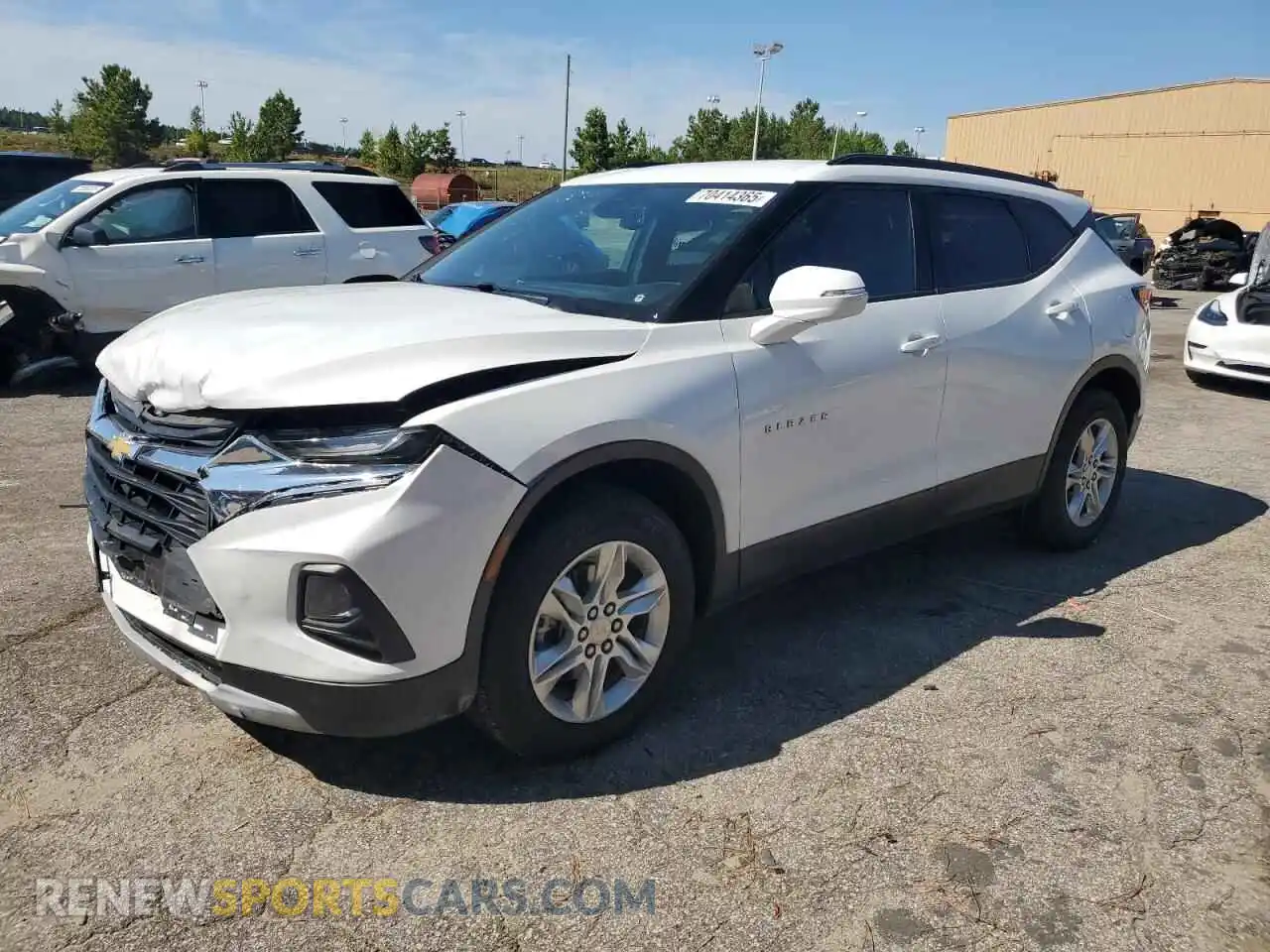 1 Photograph of a damaged car 3GNKBDRS1MS576541 CHEVROLET BLAZER 2021
