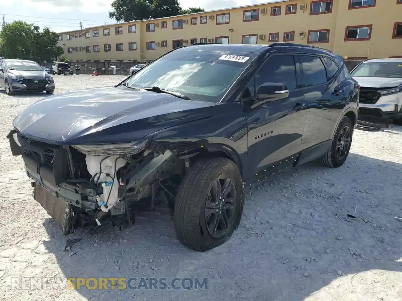 1 Photograph of a damaged car 3GNKBDRS3MS540527 CHEVROLET BLAZER 2021