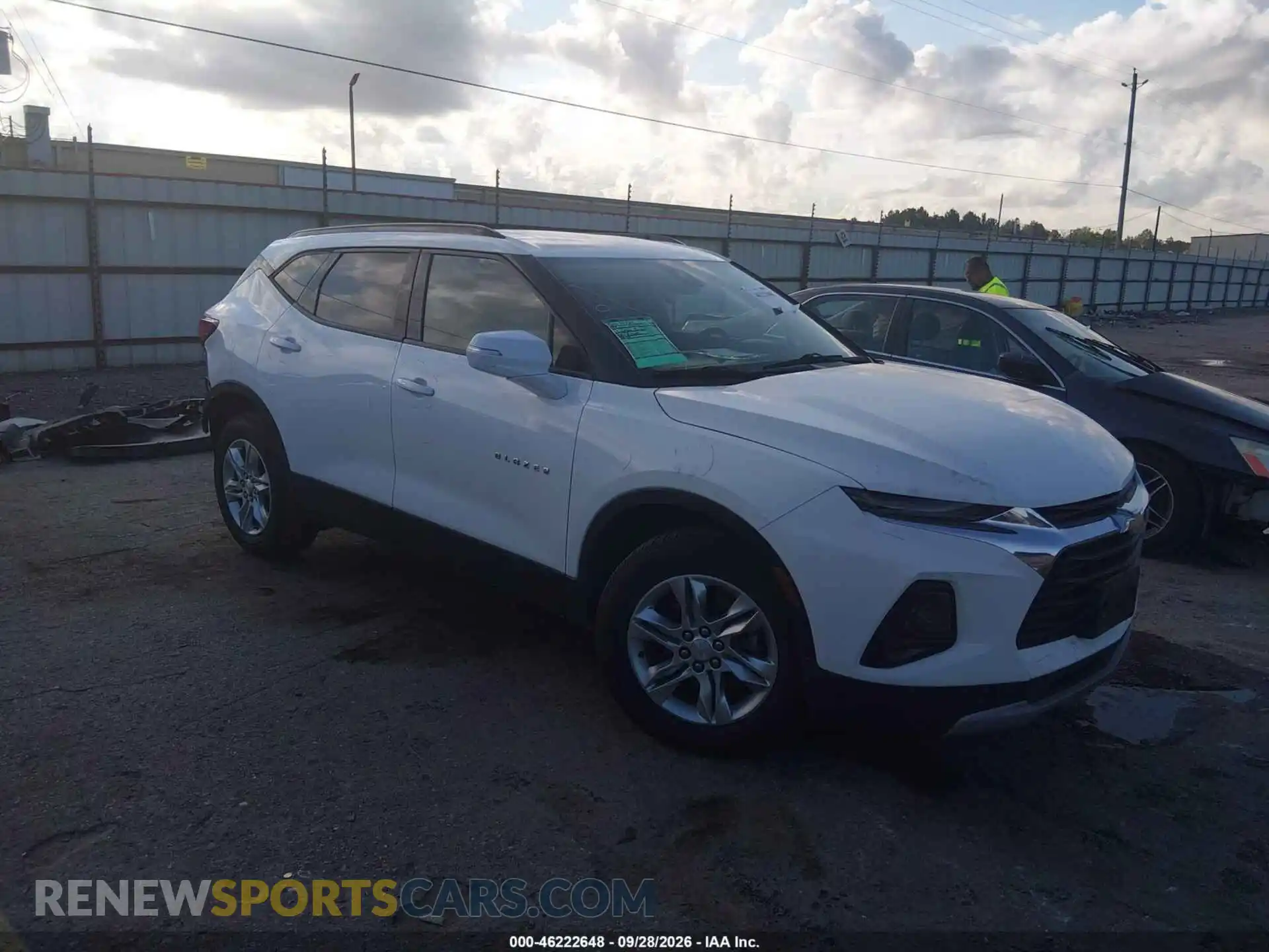 1 Photograph of a damaged car 3GNKBDRS7MS540174 CHEVROLET BLAZER 2021