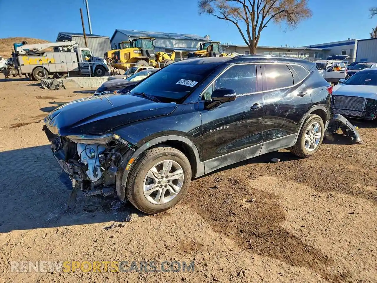 1 Photograph of a damaged car 3GNKBDRS9MS533940 CHEVROLET BLAZER 2021