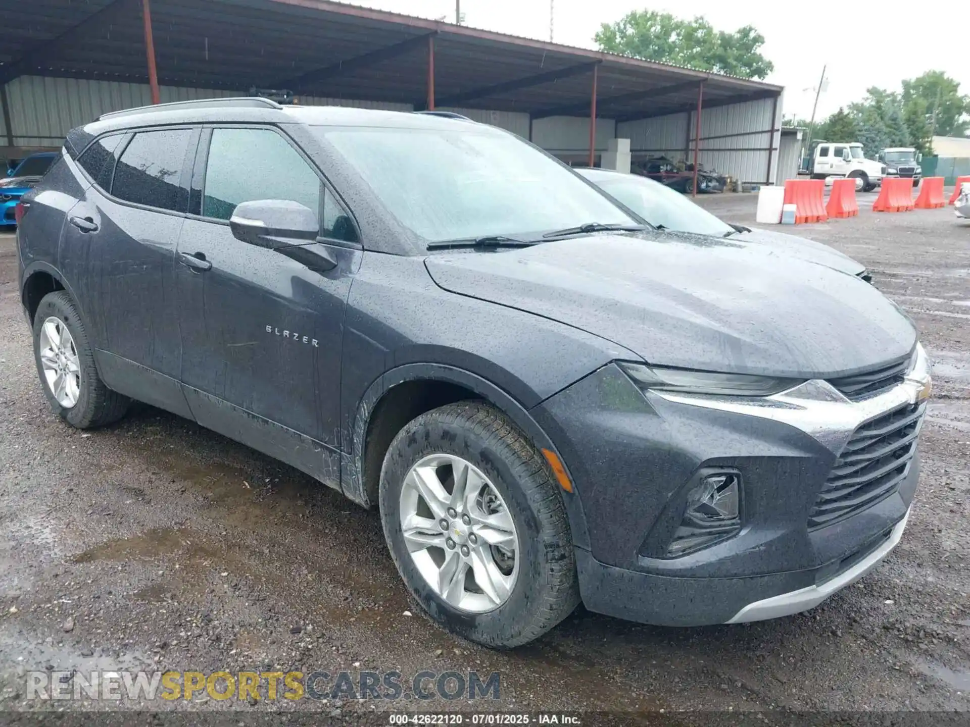 1 Photograph of a damaged car 3GNKBDRS9MS574200 CHEVROLET BLAZER 2021