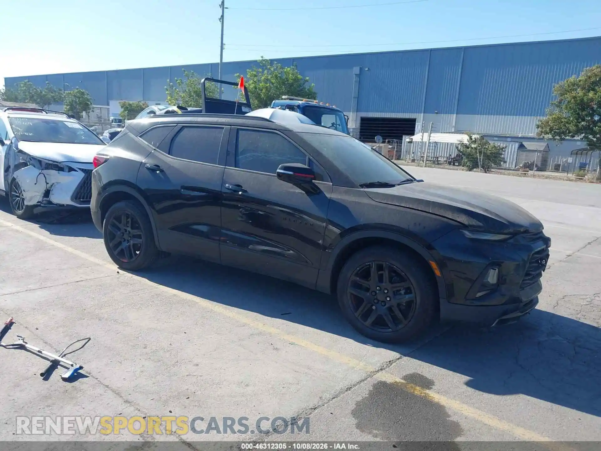 1 Photograph of a damaged car 3GNKBDRSXMS503197 CHEVROLET BLAZER 2021