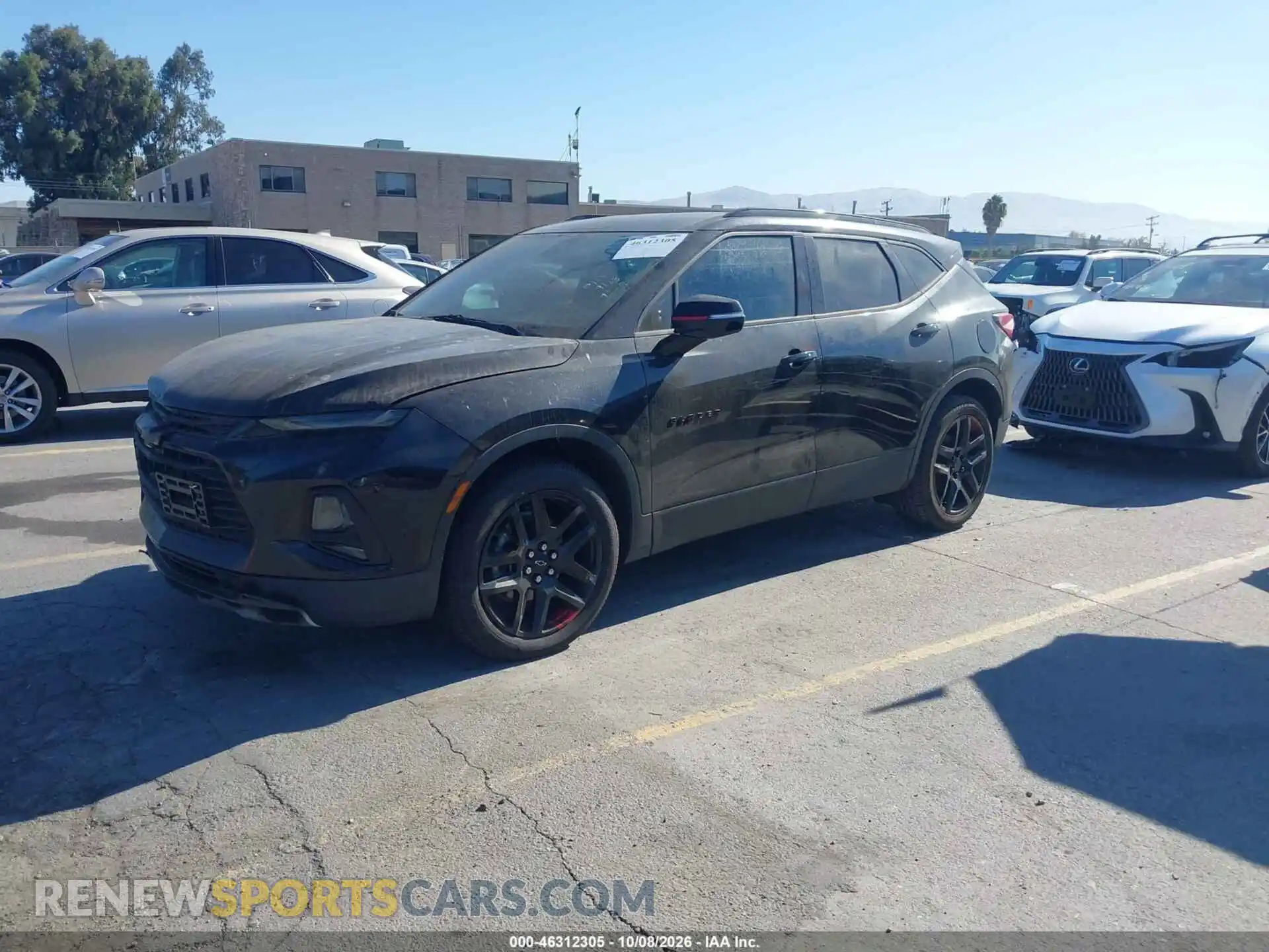 2 Photograph of a damaged car 3GNKBDRSXMS503197 CHEVROLET BLAZER 2021