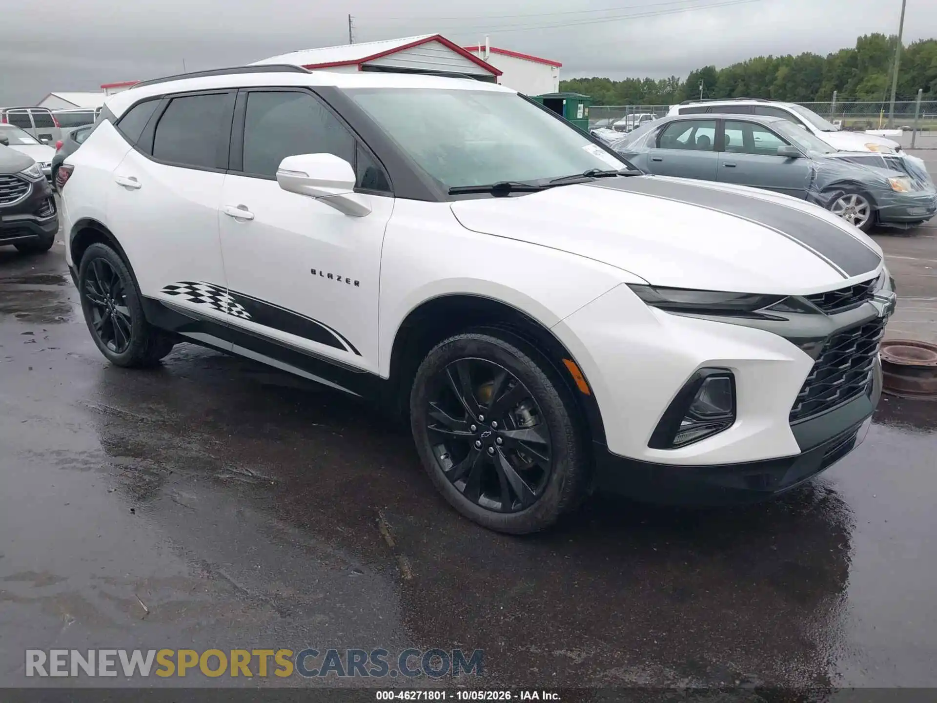 1 Фотография поврежденного автомобиля 3GNKBERS0MS529927 CHEVROLET BLAZER 2021
