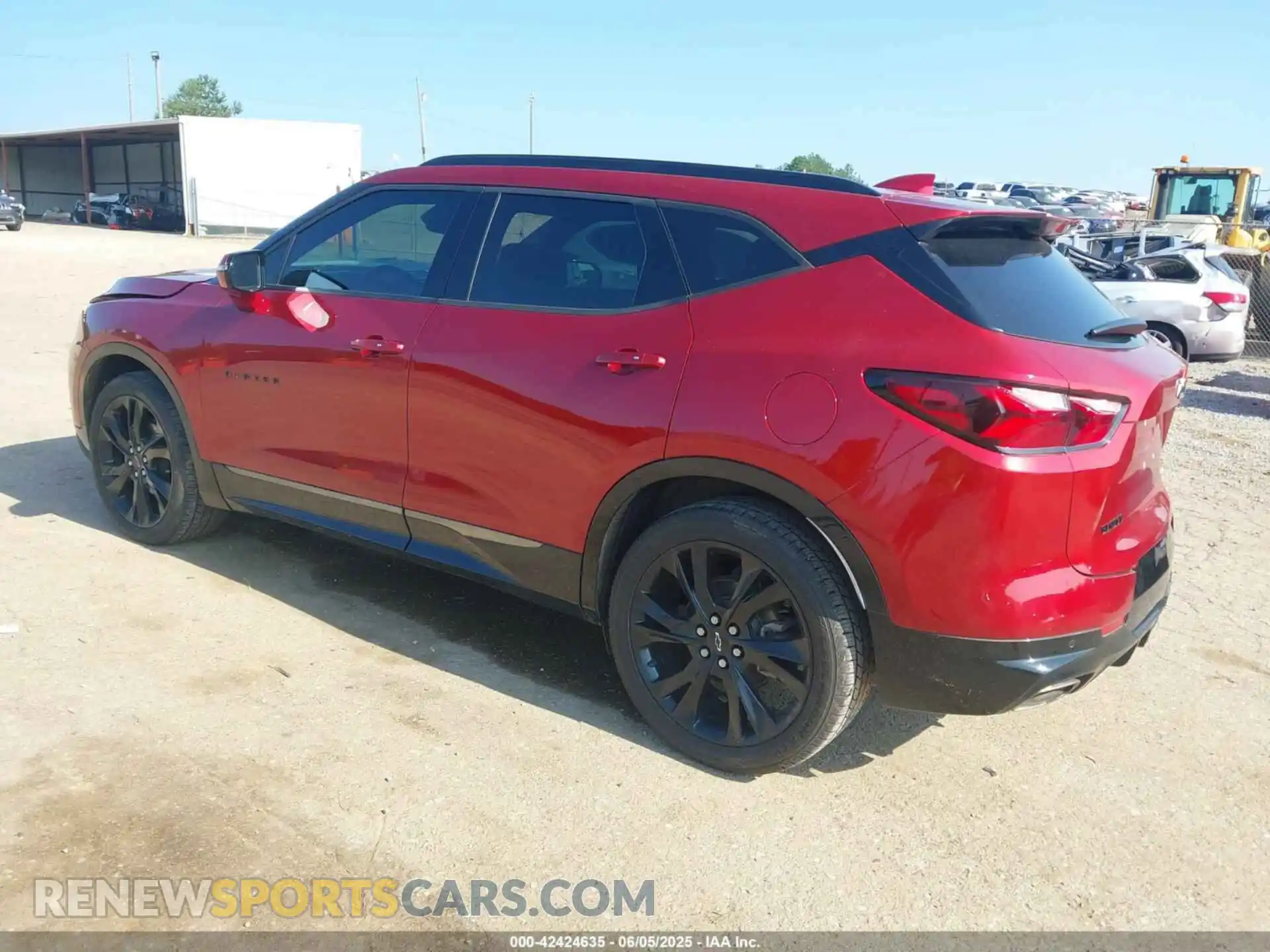3 Photograph of a damaged car 3GNKBERS2MS503863 CHEVROLET BLAZER 2021