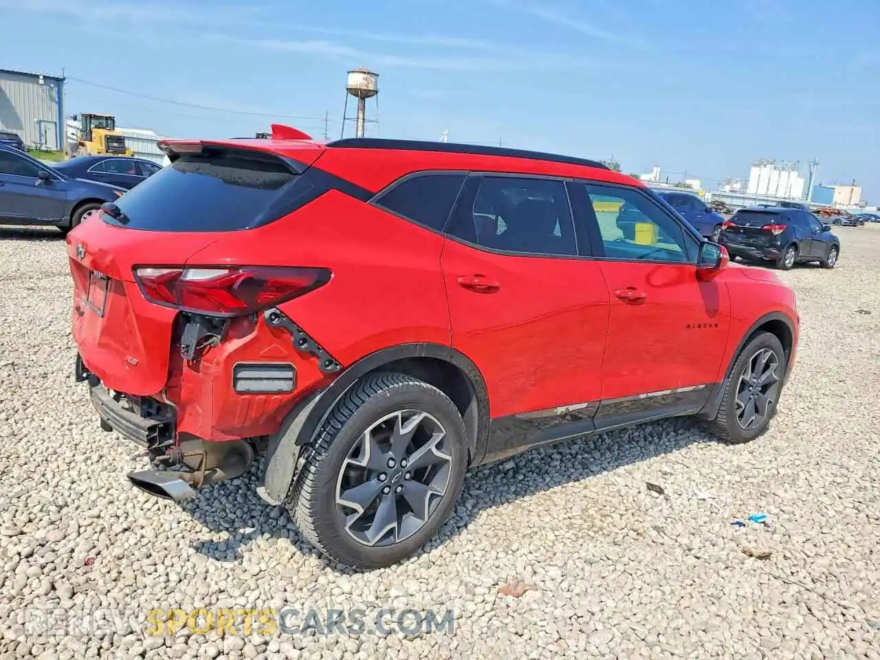 3 Фотография поврежденного автомобиля 3GNKBERS2MS519206 CHEVROLET BLAZER 2021