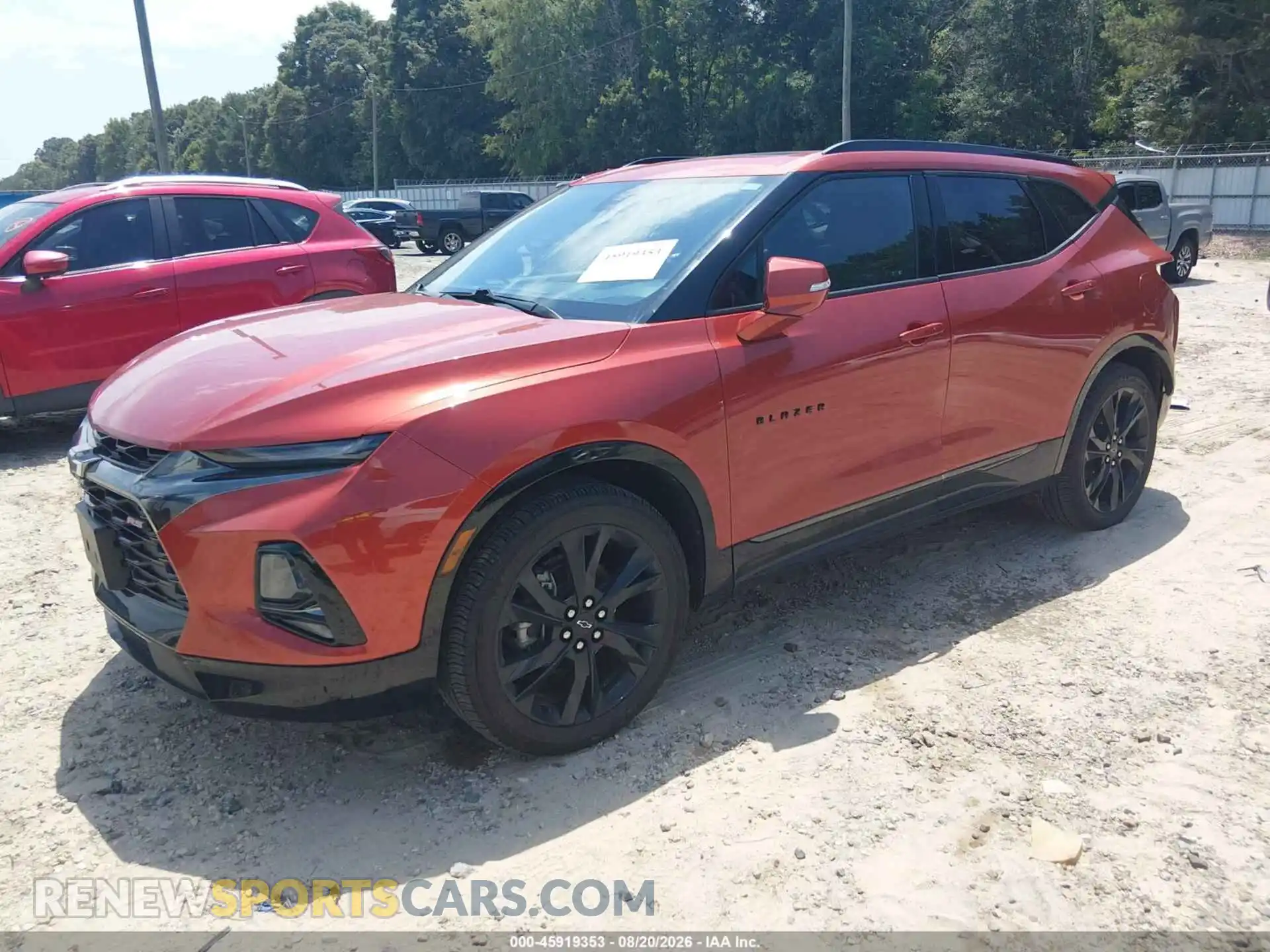 2 Photograph of a damaged car 3GNKBERS2MS573119 CHEVROLET BLAZER 2021