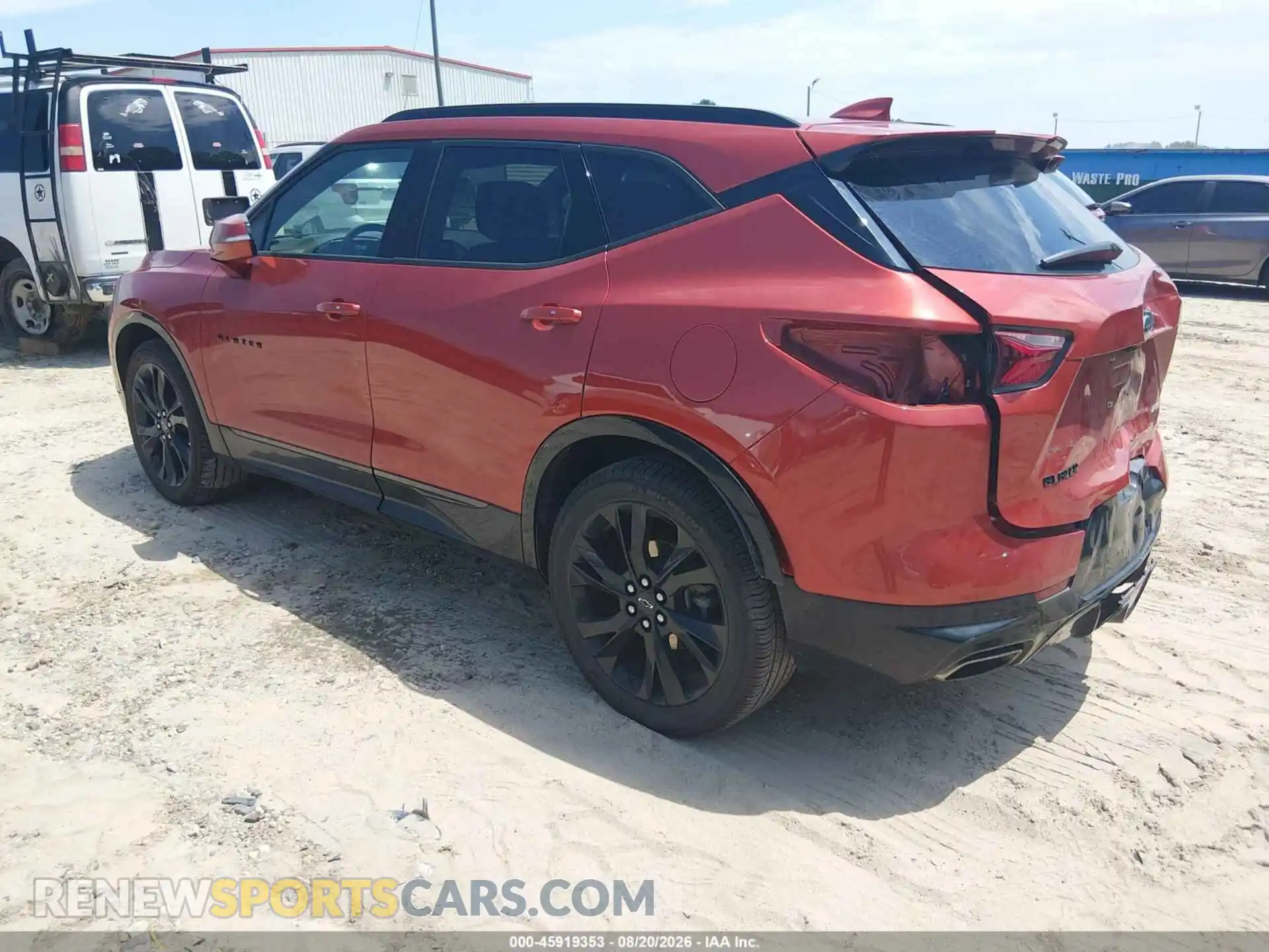 3 Photograph of a damaged car 3GNKBERS2MS573119 CHEVROLET BLAZER 2021