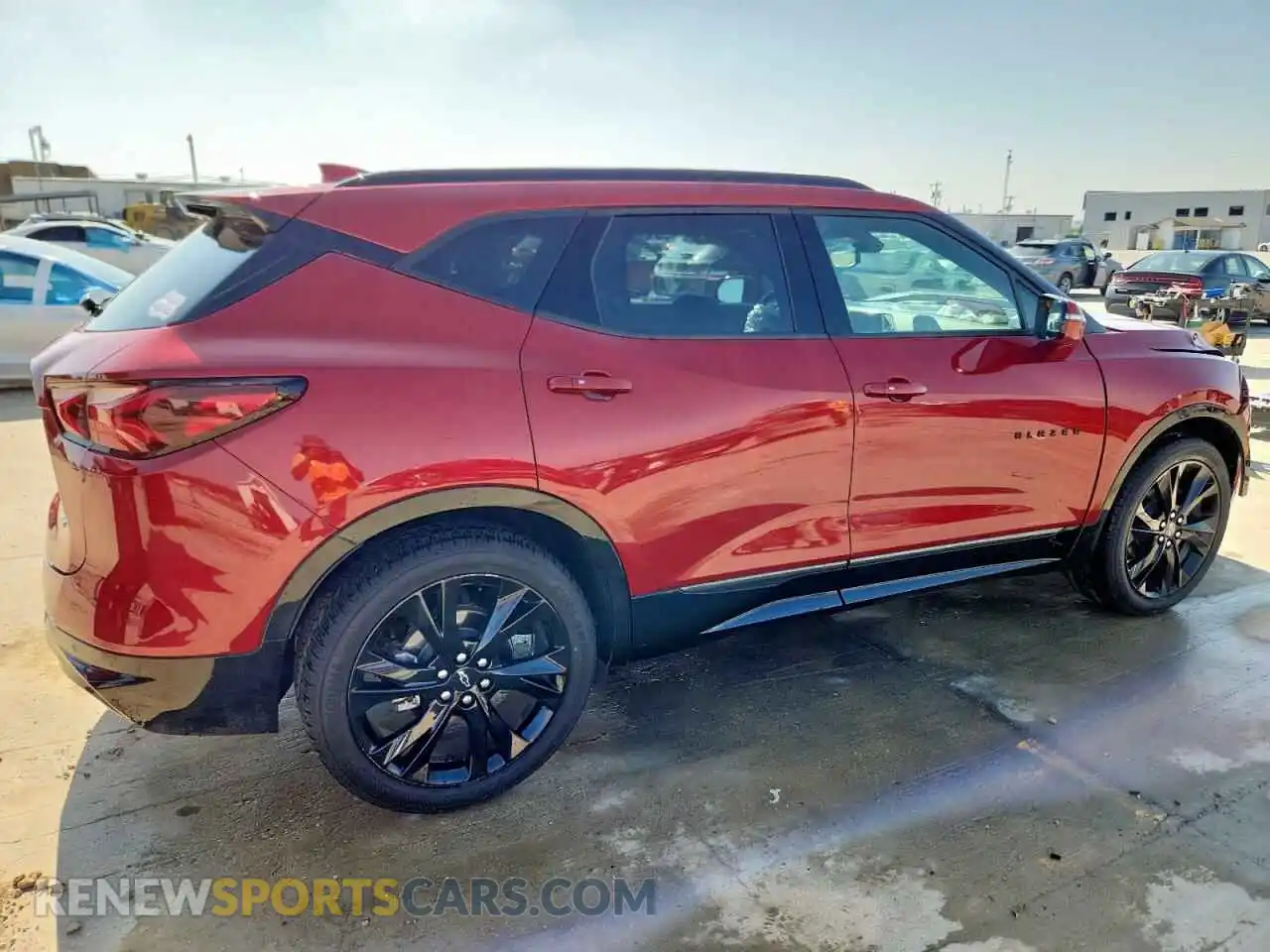 3 Фотография поврежденного автомобиля 3GNKBERS3MS512684 CHEVROLET BLAZER 2021
