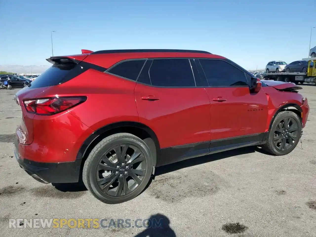 3 Photograph of a damaged car 3GNKBERS4MS579195 CHEVROLET BLAZER 2021