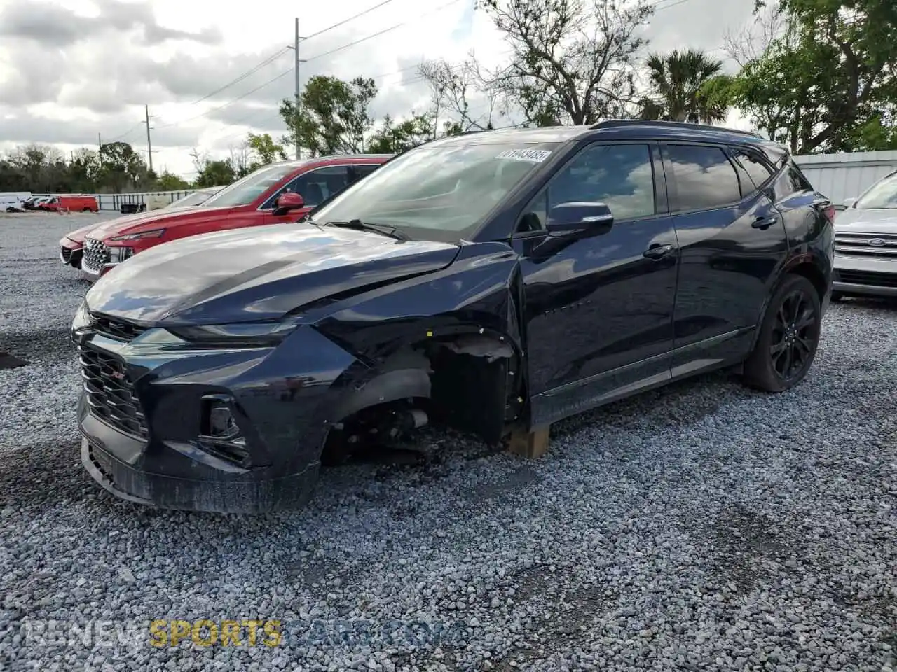 1 Фотография поврежденного автомобиля 3GNKBERS5MS529079 CHEVROLET BLAZER 2021