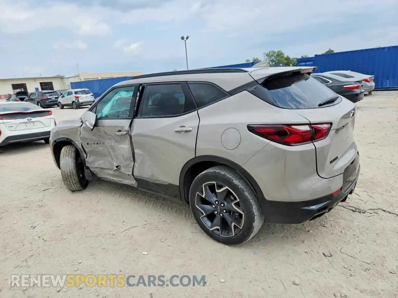 2 fotografías del automóvil dañado 3GNKBERS6MS572734 CHEVROLET BLAZER 2021