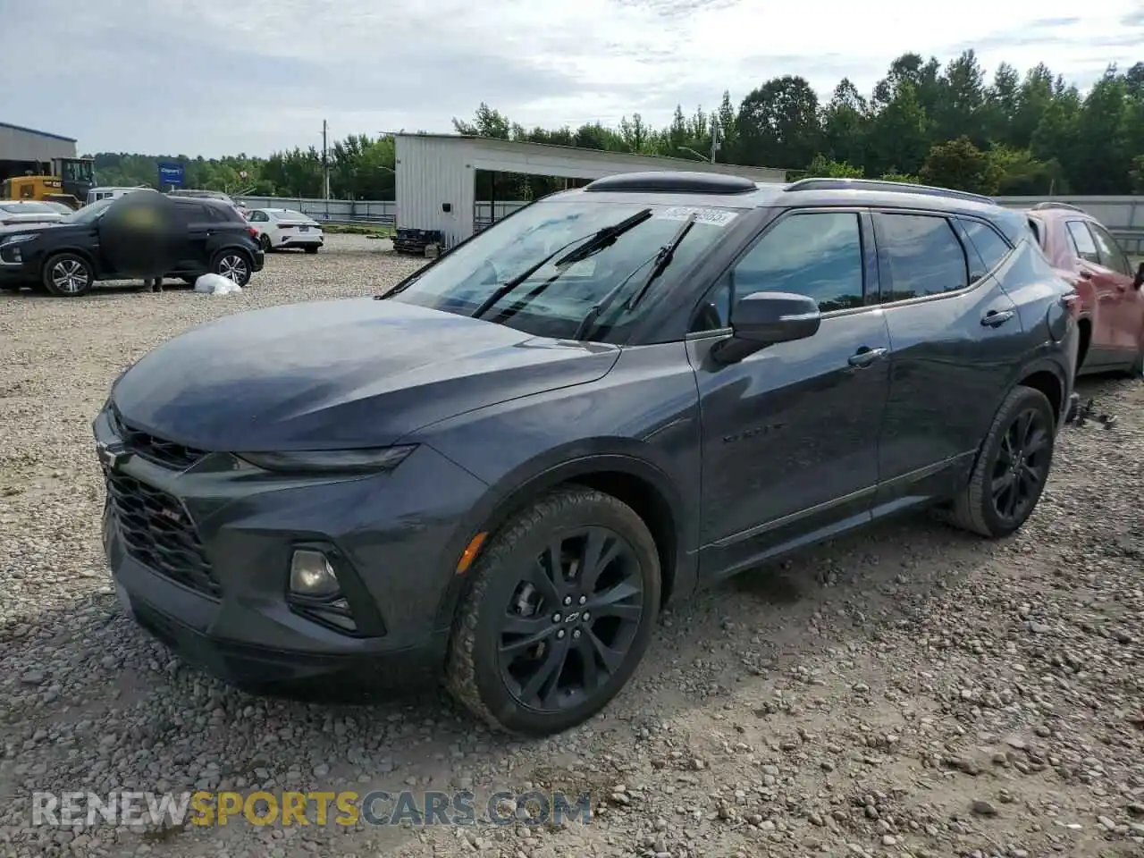 1 Photograph of a damaged car 3GNKBERSXMS510799 CHEVROLET BLAZER 2021
