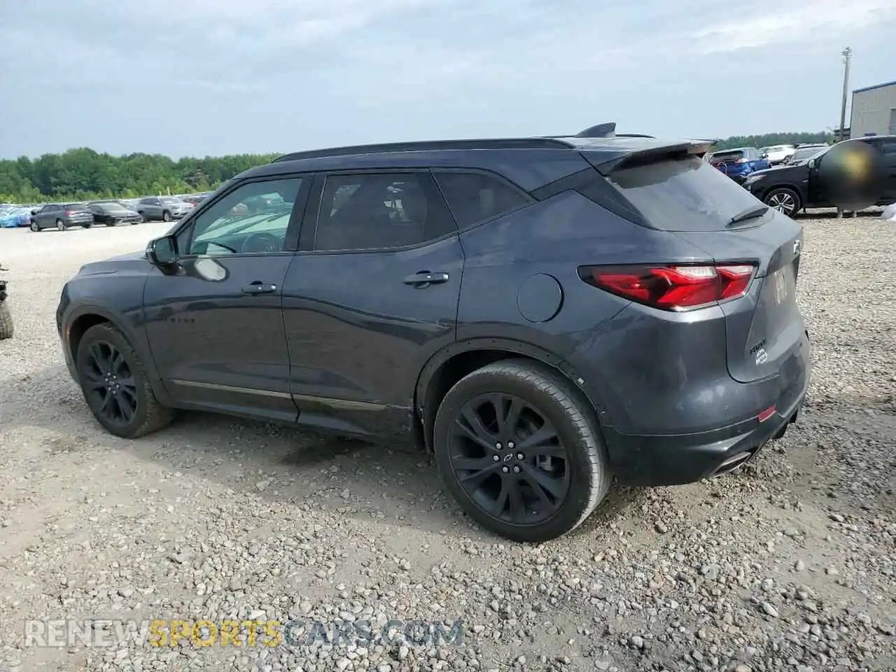 2 Photograph of a damaged car 3GNKBERSXMS510799 CHEVROLET BLAZER 2021