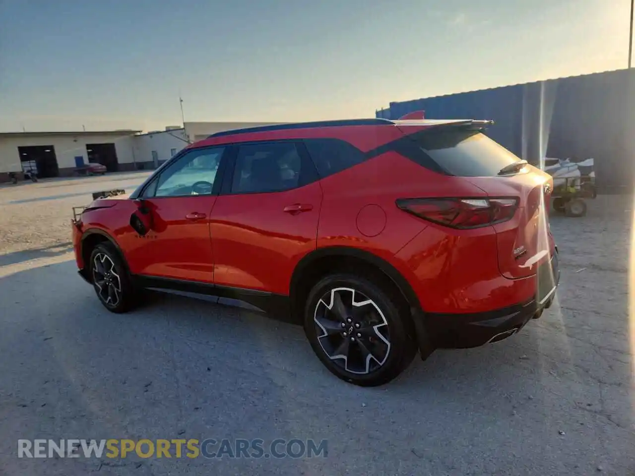 2 Photograph of a damaged car 3GNKBERSXMS579122 CHEVROLET BLAZER 2021