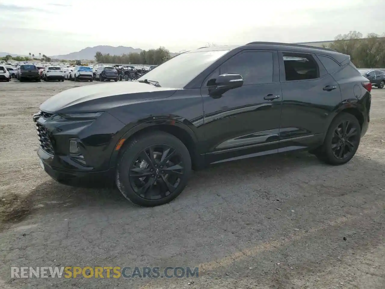 1 Photograph of a damaged car 3GNKBERSXMS581453 CHEVROLET BLAZER 2021
