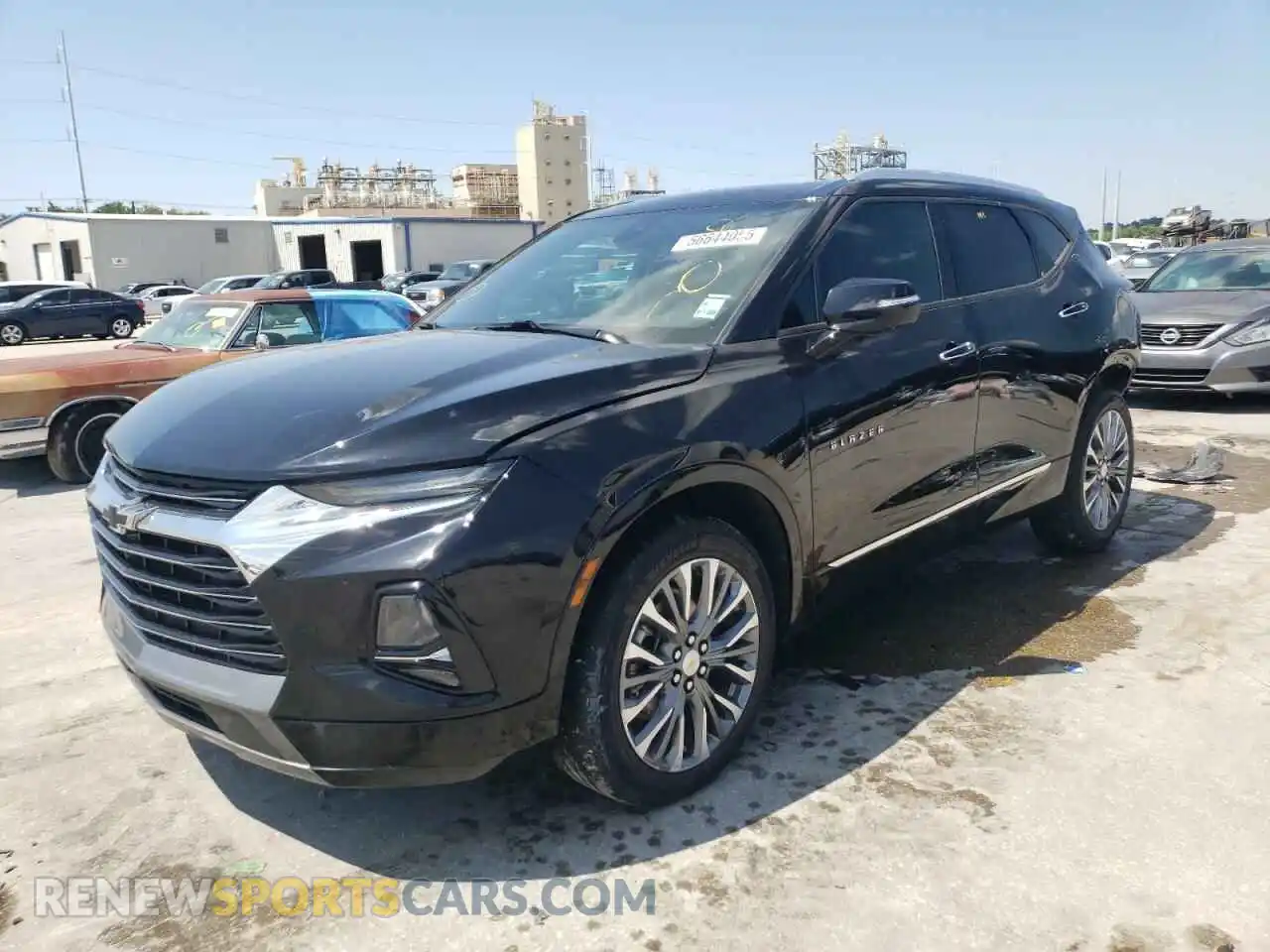 1 Фотография поврежденного автомобиля 3GNKBFRS5MS509002 CHEVROLET BLAZER 2021