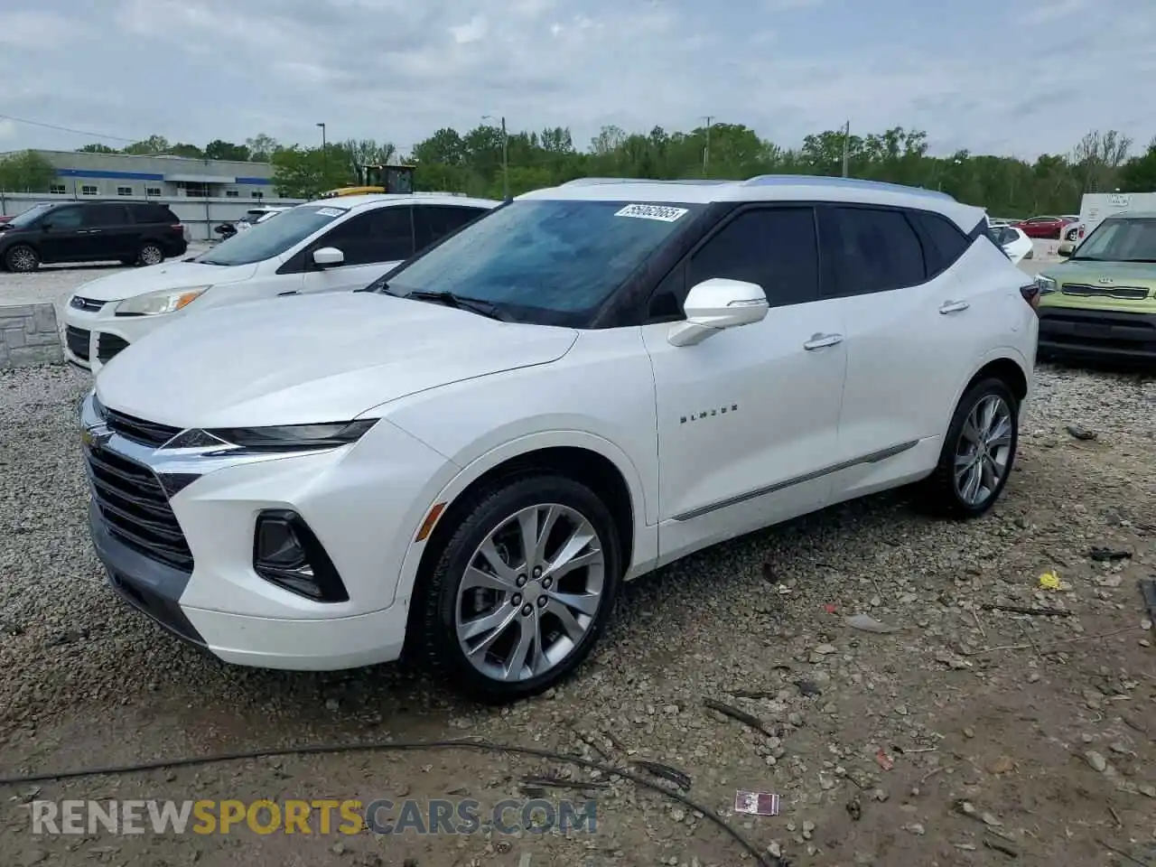 1 Photograph of a damaged car 3GNKBFRS5MS510828 CHEVROLET BLAZER 2021