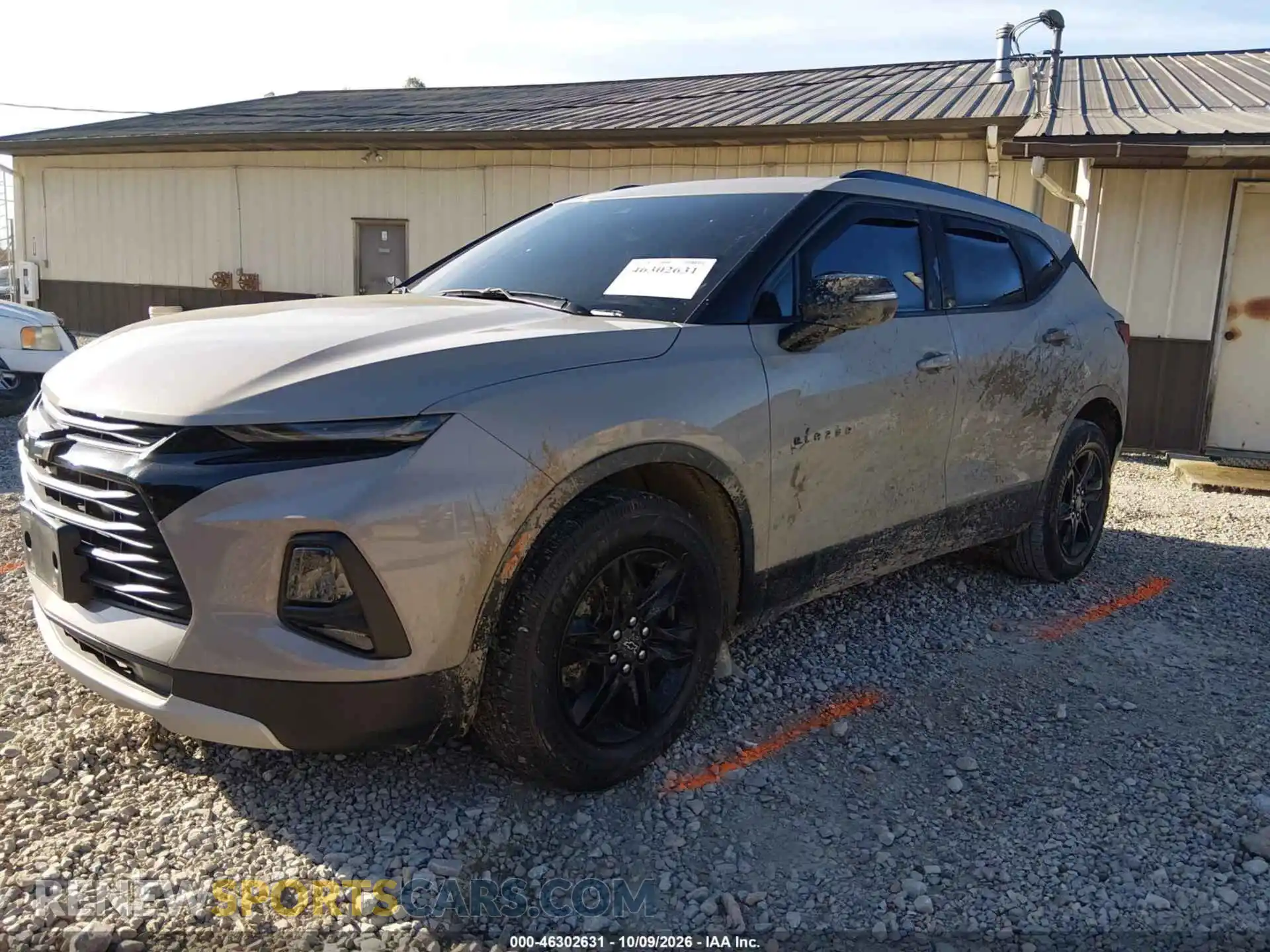 2 Фотография поврежденного автомобиля 3GNKBHR40MS554233 CHEVROLET BLAZER 2021