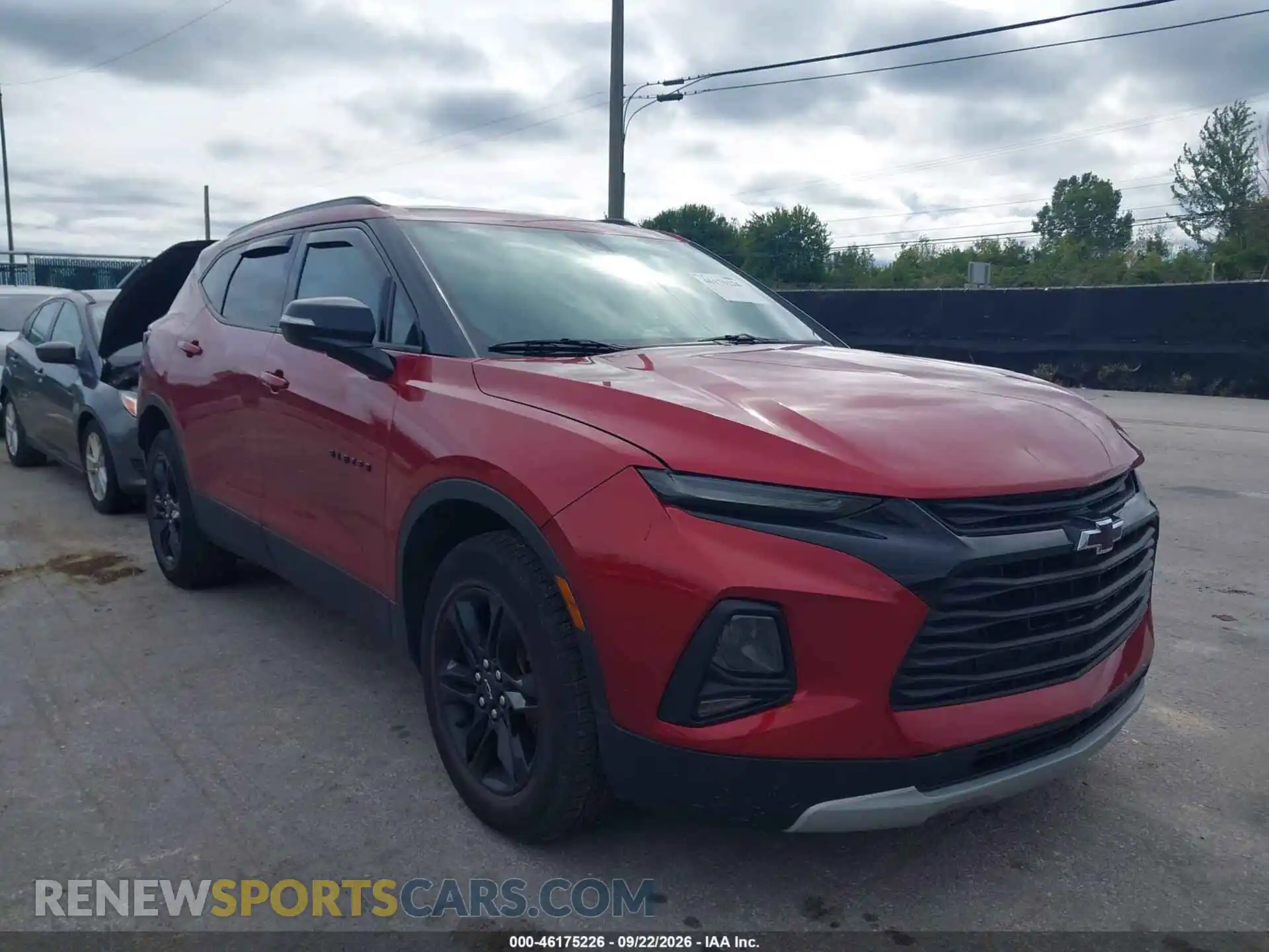 1 Фотография поврежденного автомобиля 3GNKBHR42MS537661 CHEVROLET BLAZER 2021