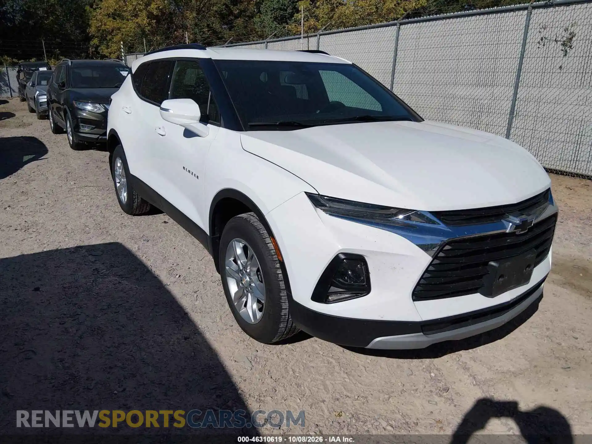 1 Photograph of a damaged car 3GNKBHR47MS559901 CHEVROLET BLAZER 2021